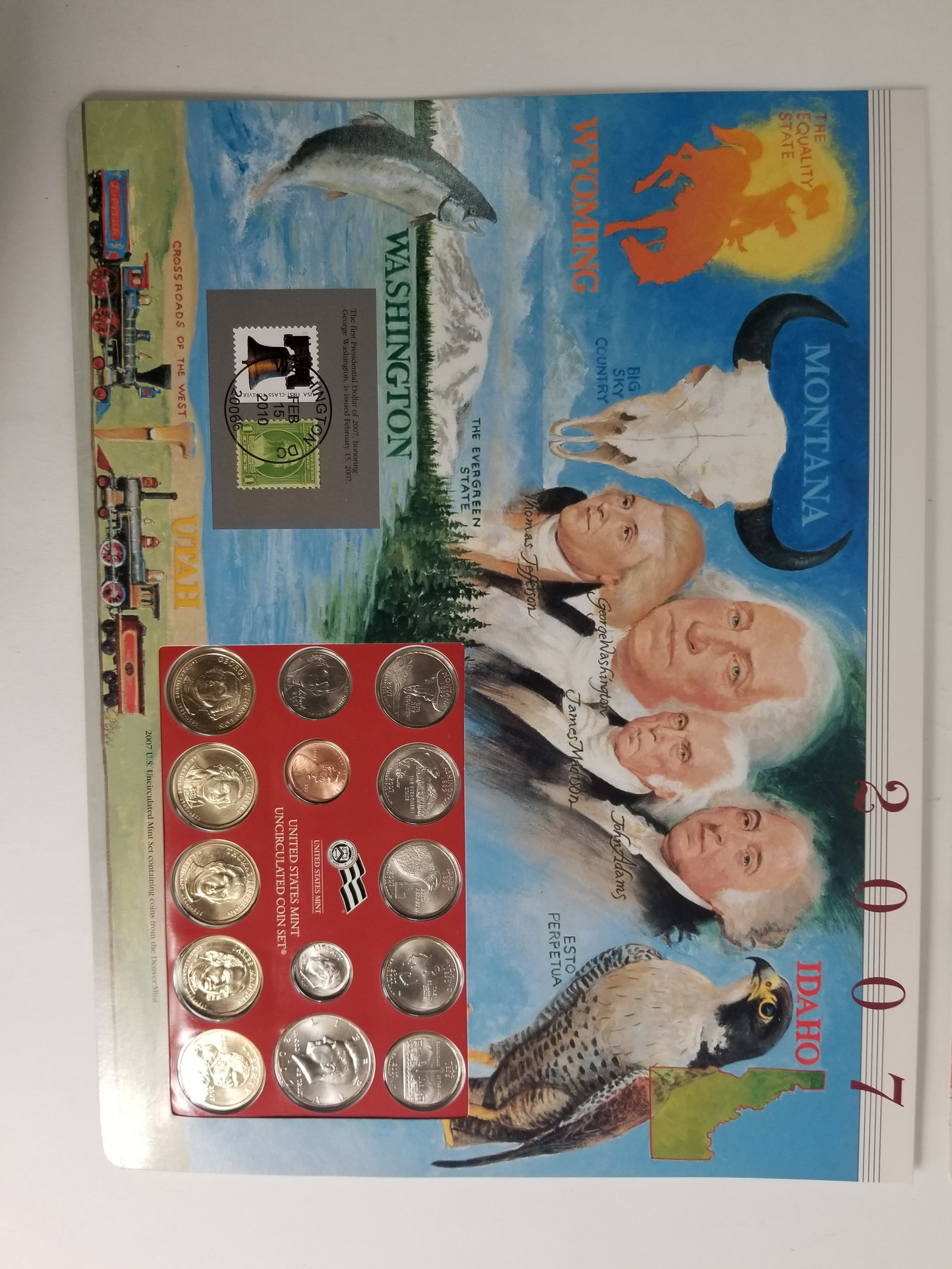 2007 United States Mint Uncirculated Coin set Philadelphia and Denver Mint - 3