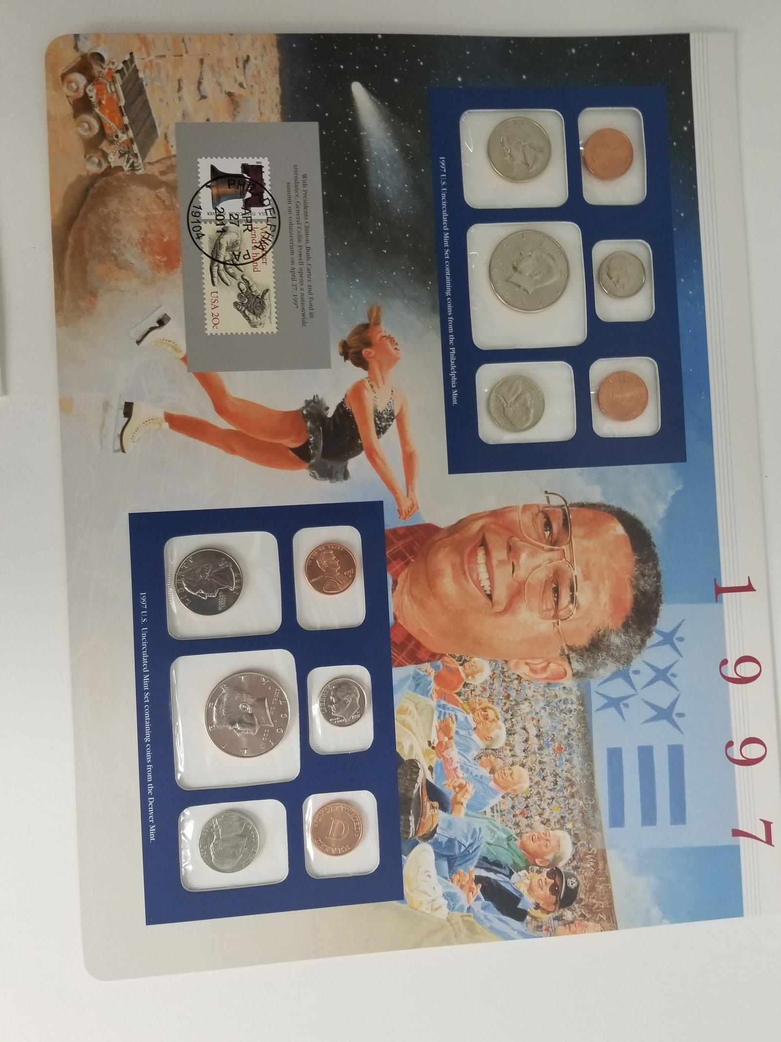 1998-1996 United States Mint Uncirculated Coin set Philadelphia and Denver Mint - 2