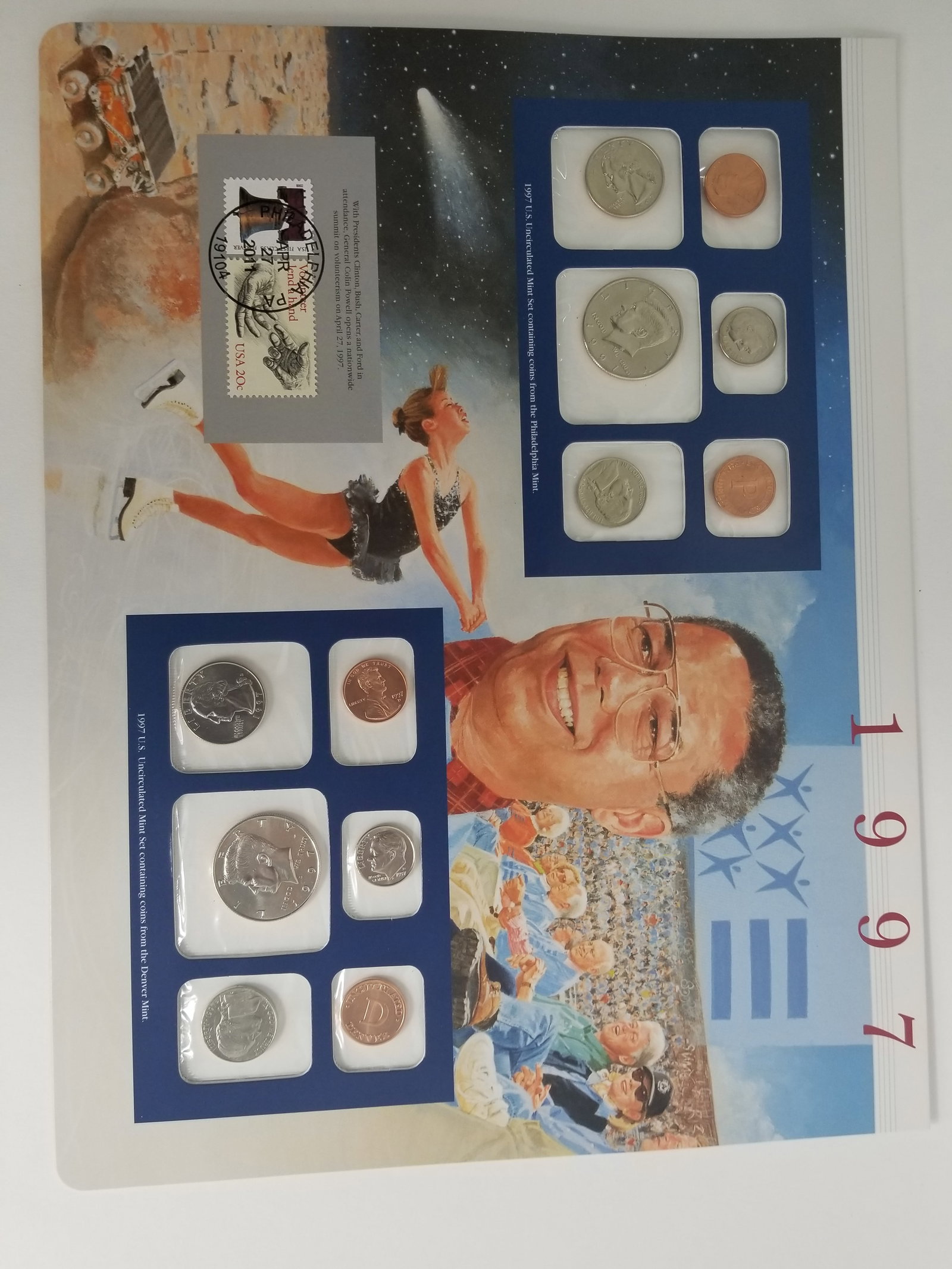1998-1996 United States Mint Uncirculated Coin set Philadelphia and Denver Mint - 3