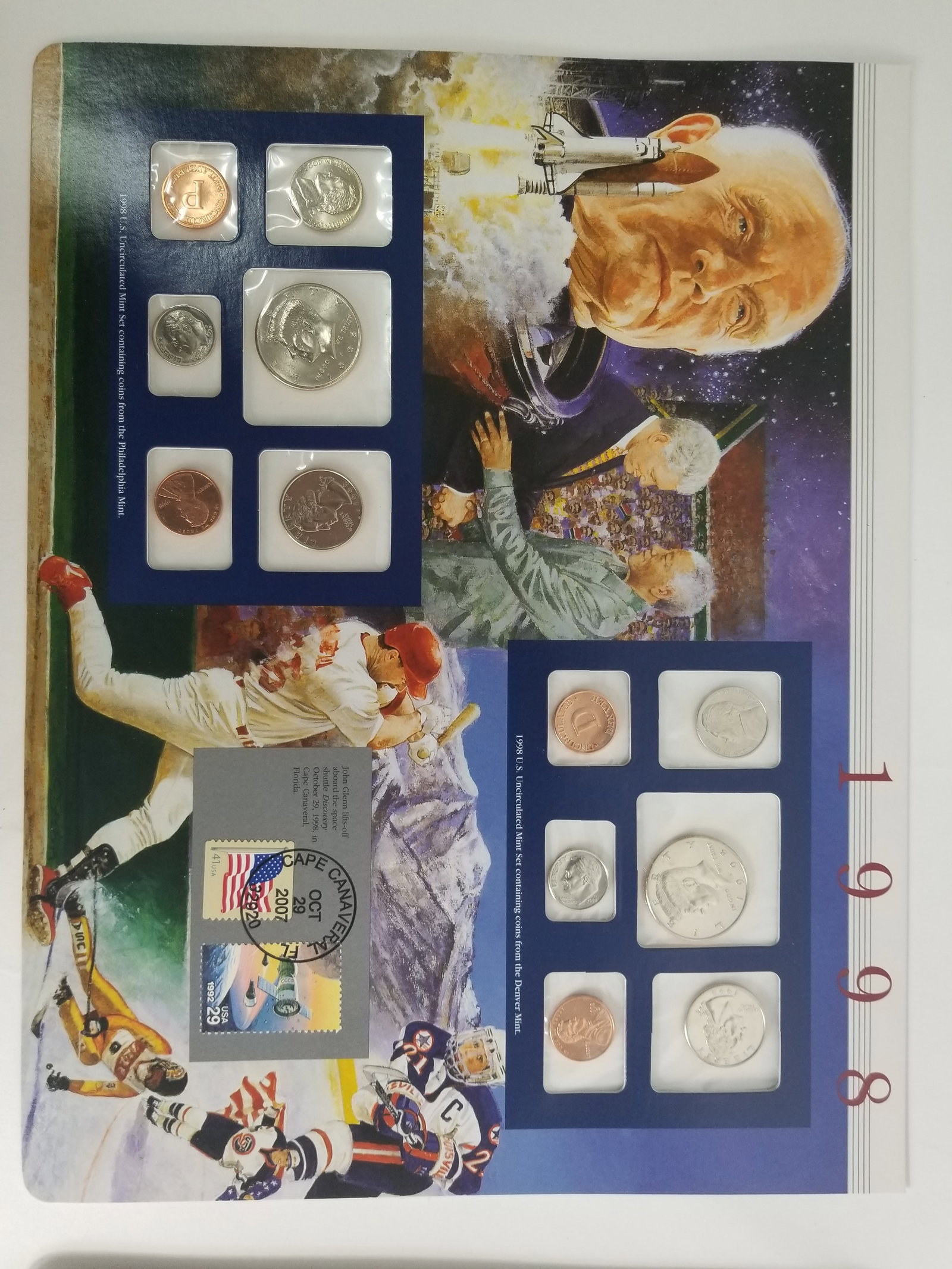 1998-1996 United States Mint Uncirculated Coin set Philadelphia and Denver Mint - 4