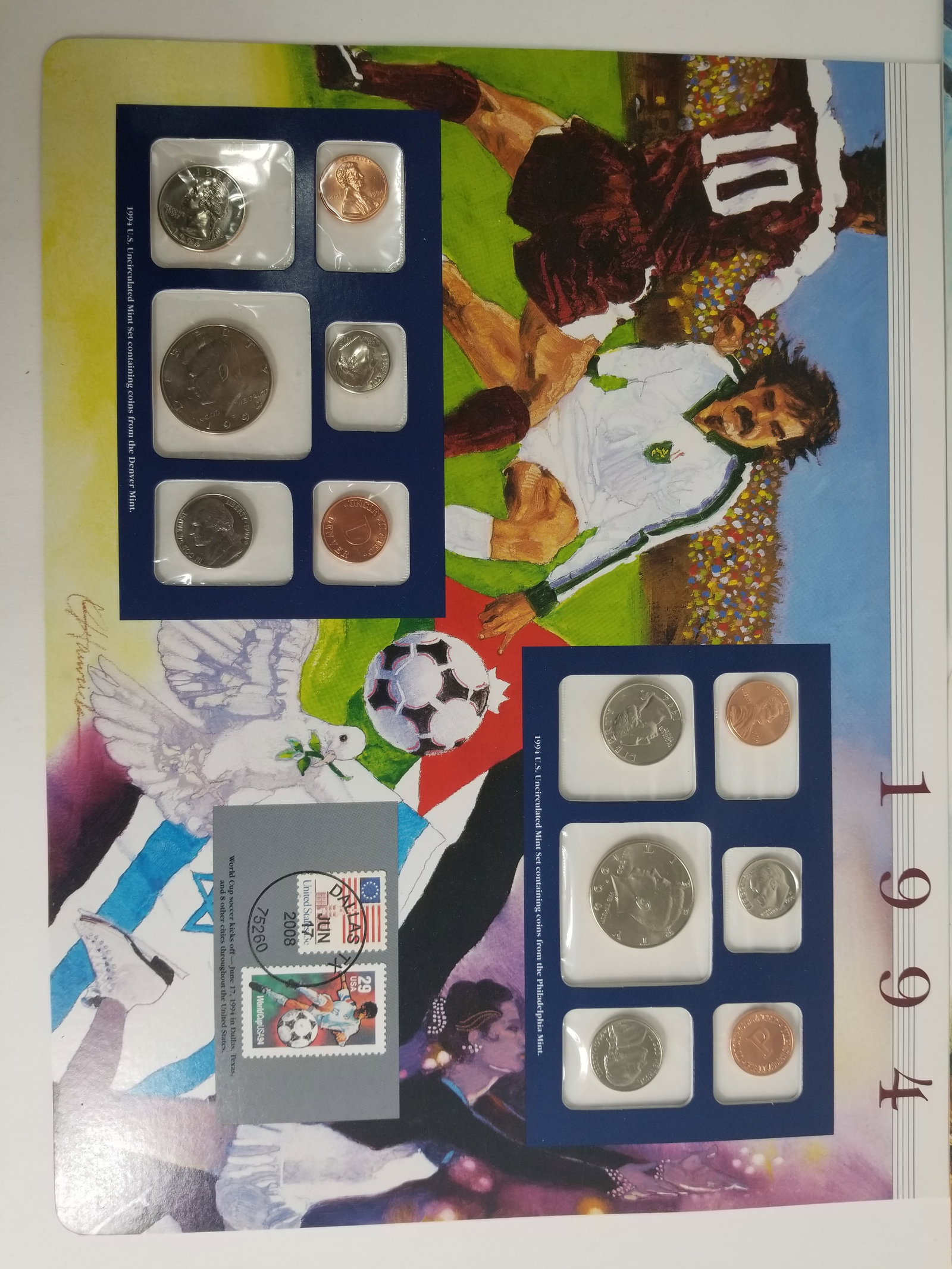 1995-1993 United States Mint Uncirculated Coin set Philadelphia and Denver Mint - 3