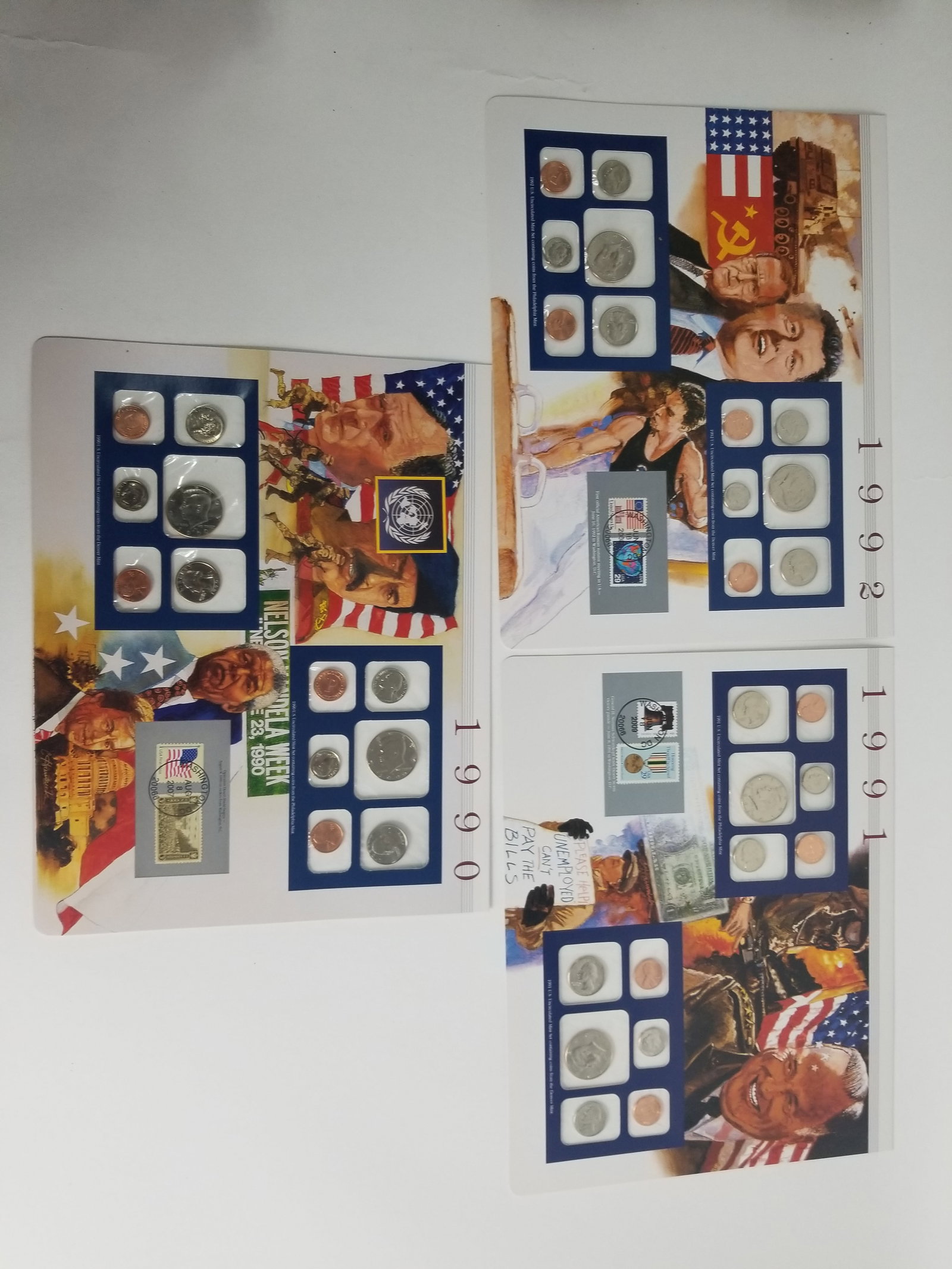 1992-1990 United States Mint Uncirculated Coin set Philadelphia and Denver Mint: 1992-1990 United States Mint Uncirculated Coin set Philadelphia and Denver Mint Literature Brooks Auction – Online Auction Terms & Conditions