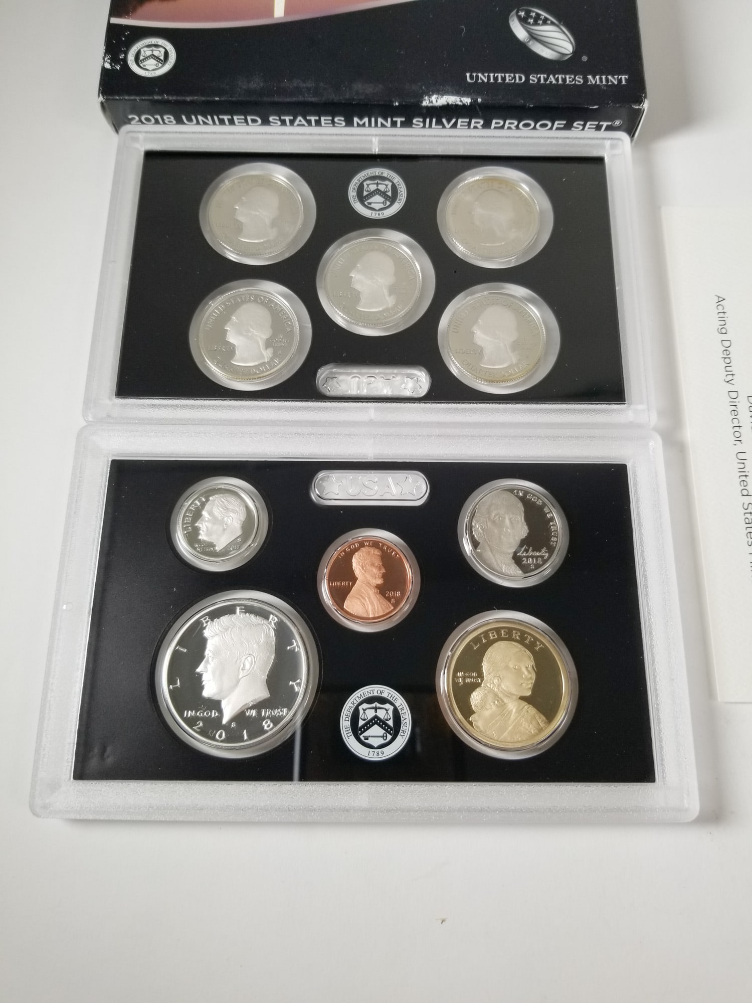 2018 United States Mint Silver Proof Set 10 Coin Set - 2