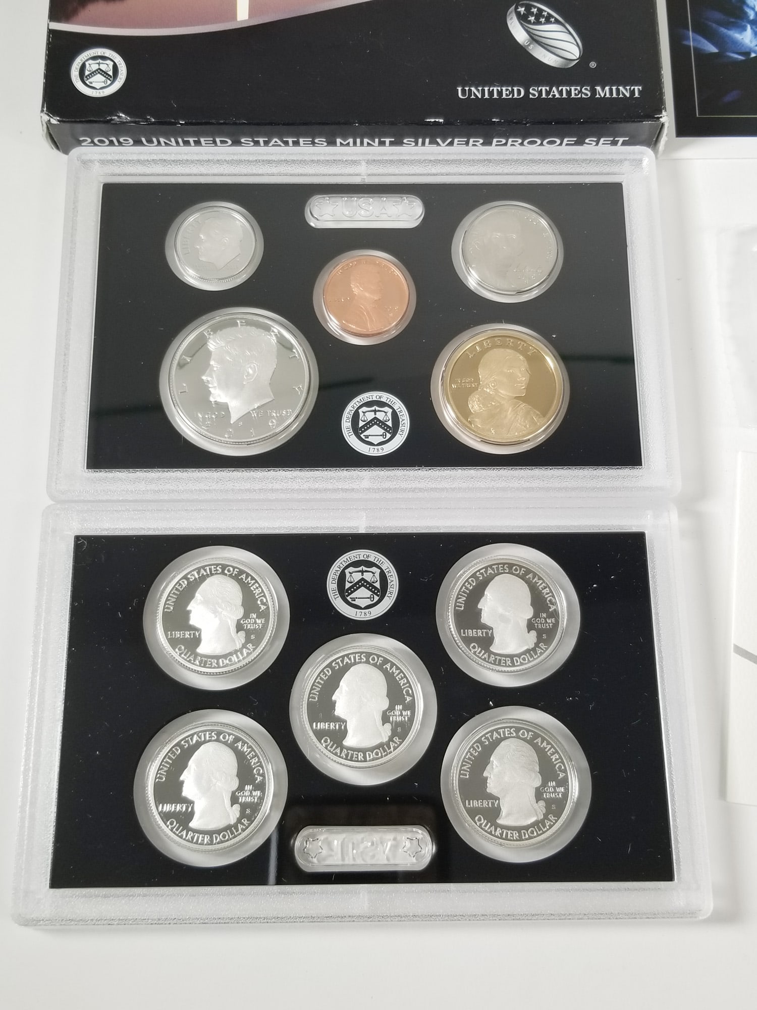 2019 United States Mint Silver Proof Set 10 Coin Set - 3