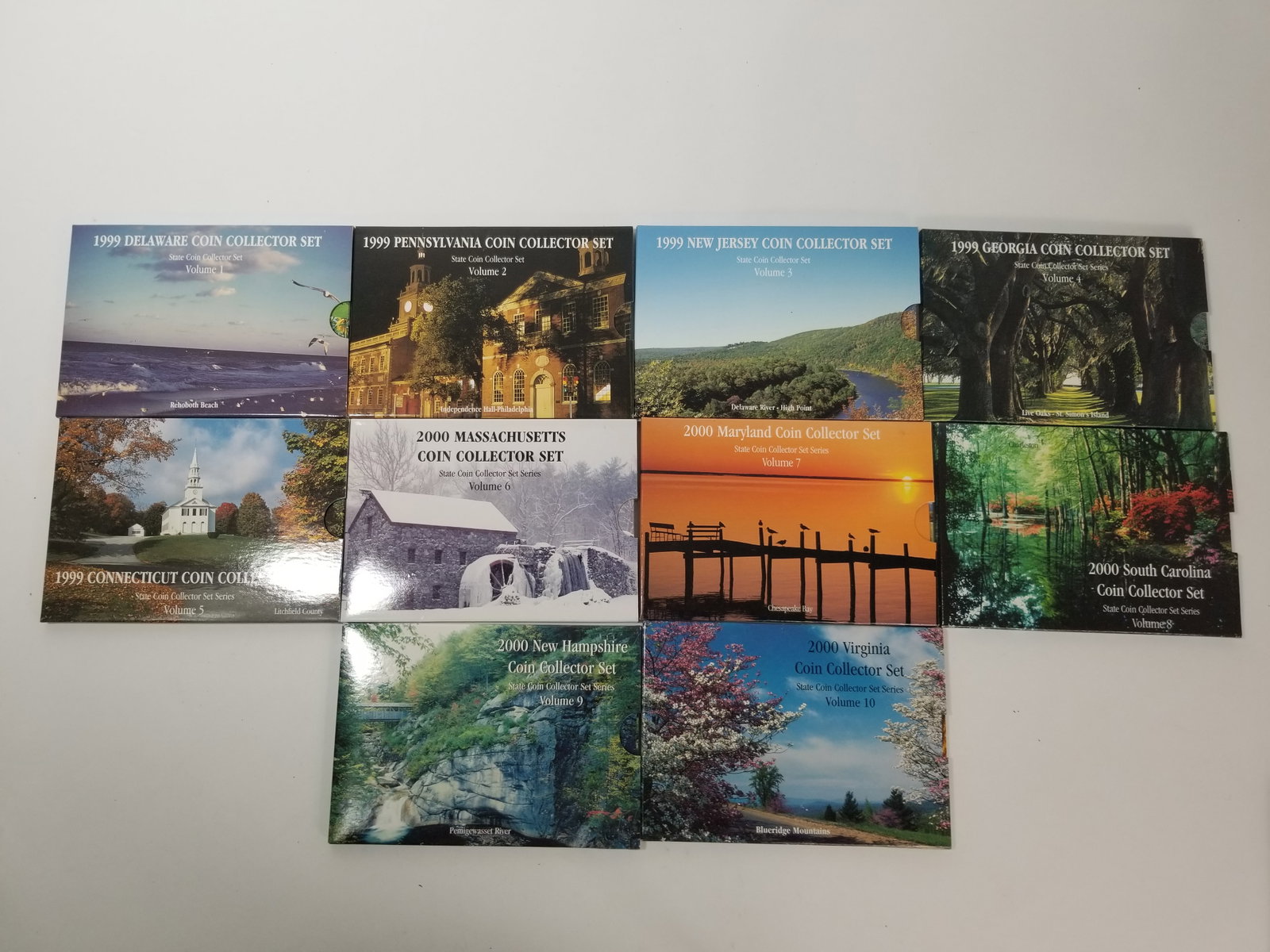 State Coin Collector Set Series 1999 & 2000 Volume 1-10: State Coin Collector Set Series 1999 & 2000 Volume 1-10 Literature Brooks Auction – Online Auction Terms & Conditions ———————————