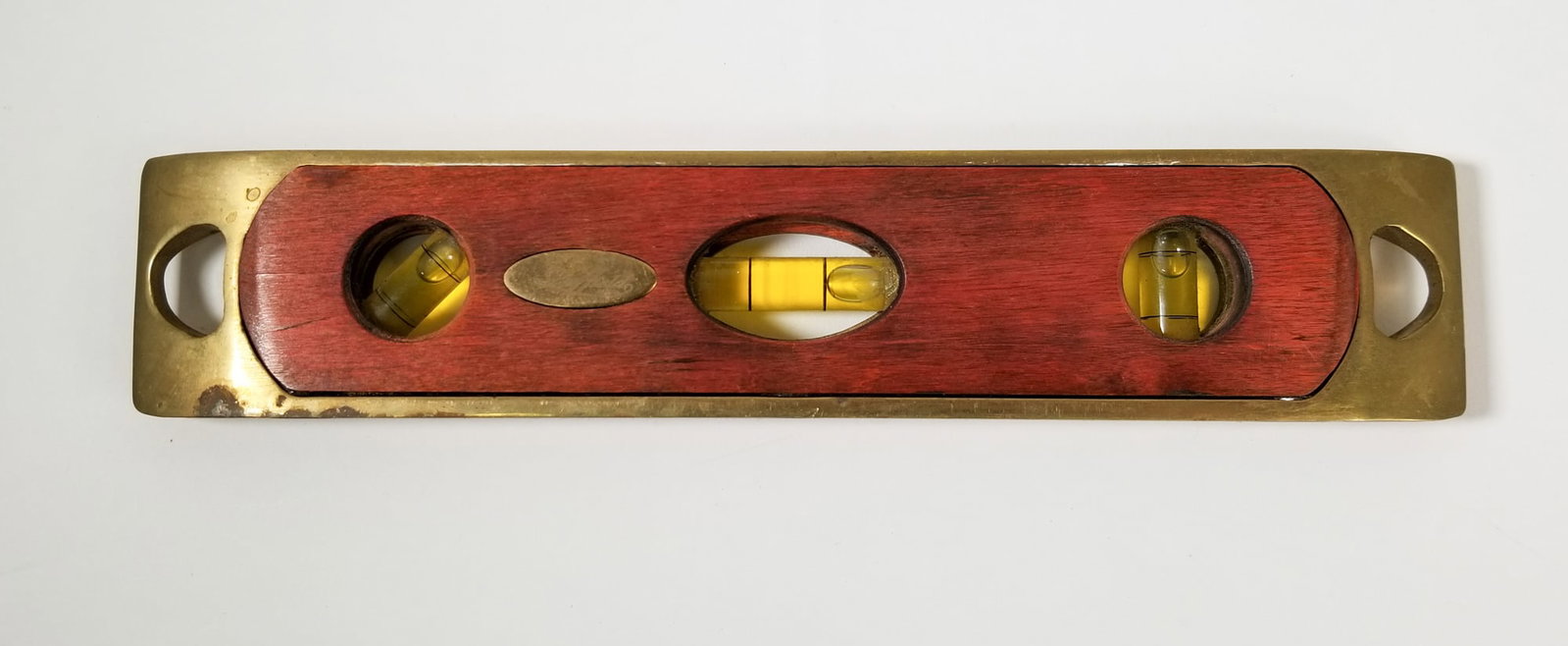Sheffield Mahogany and Brass 3 Vial Mechanist's Level: Sheffield Mahogany and Brass 3 Vial Mechanist's Level Literature Brooks Auction – Online Auction Terms & Conditions