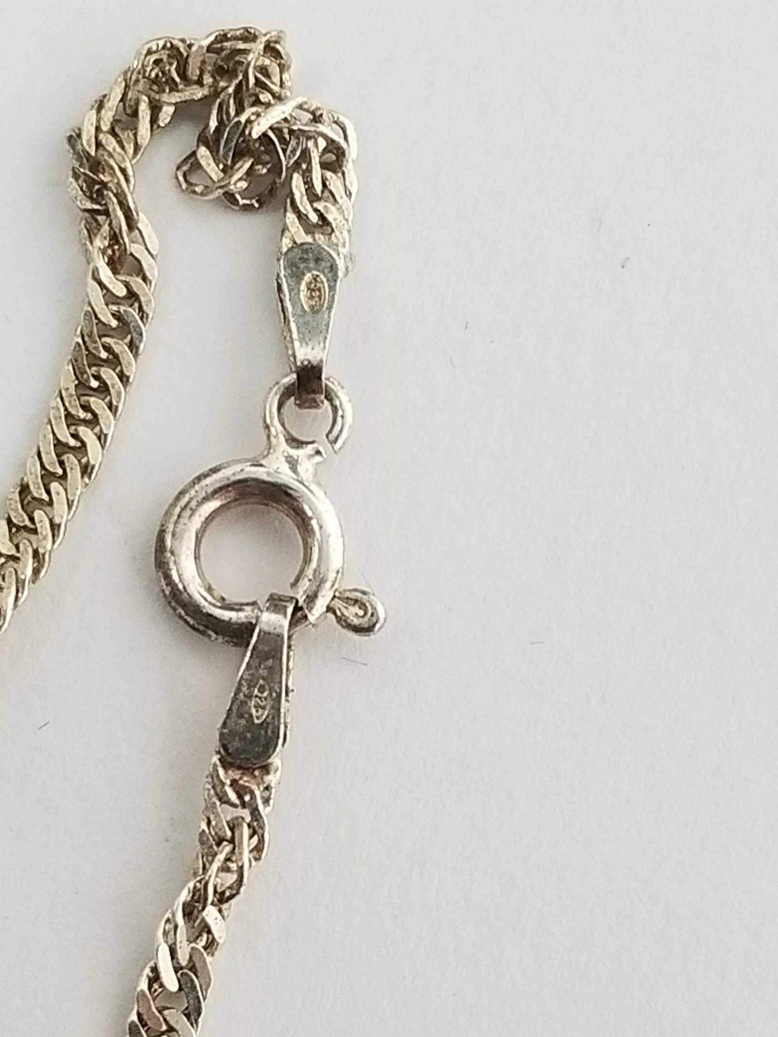Five Italian Sterling Silver Necklaces - 6