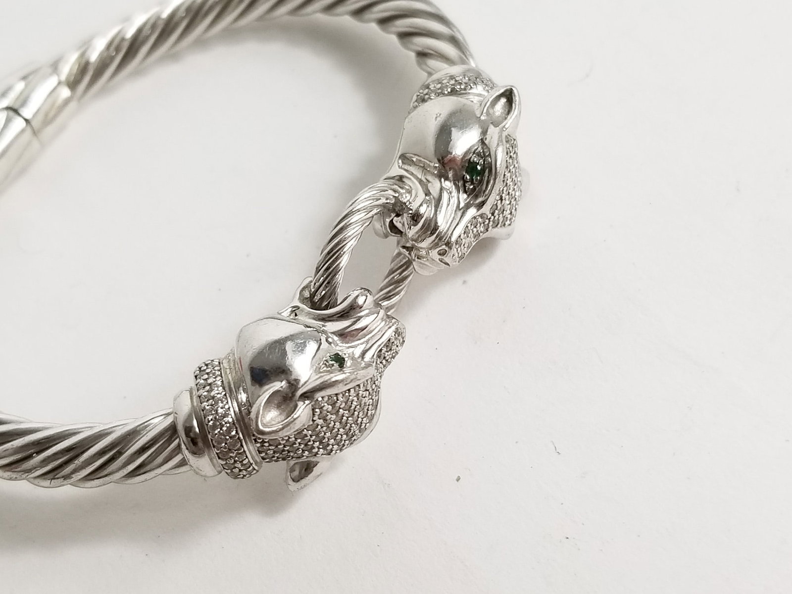Vintage Dyadema Sterling Silver Statement Bracelet - 2