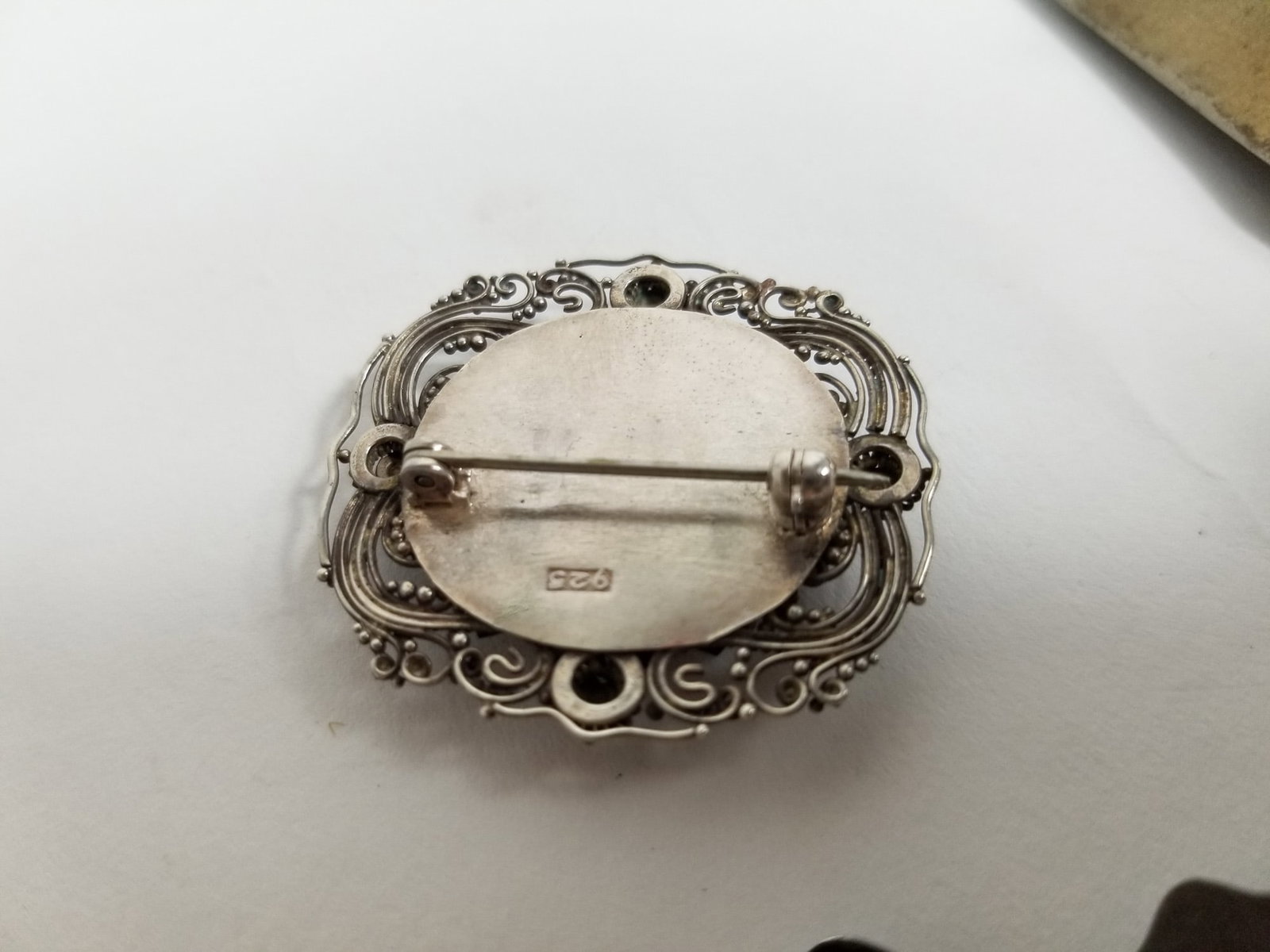 Three Sterling Silver Statement Brooches - 3