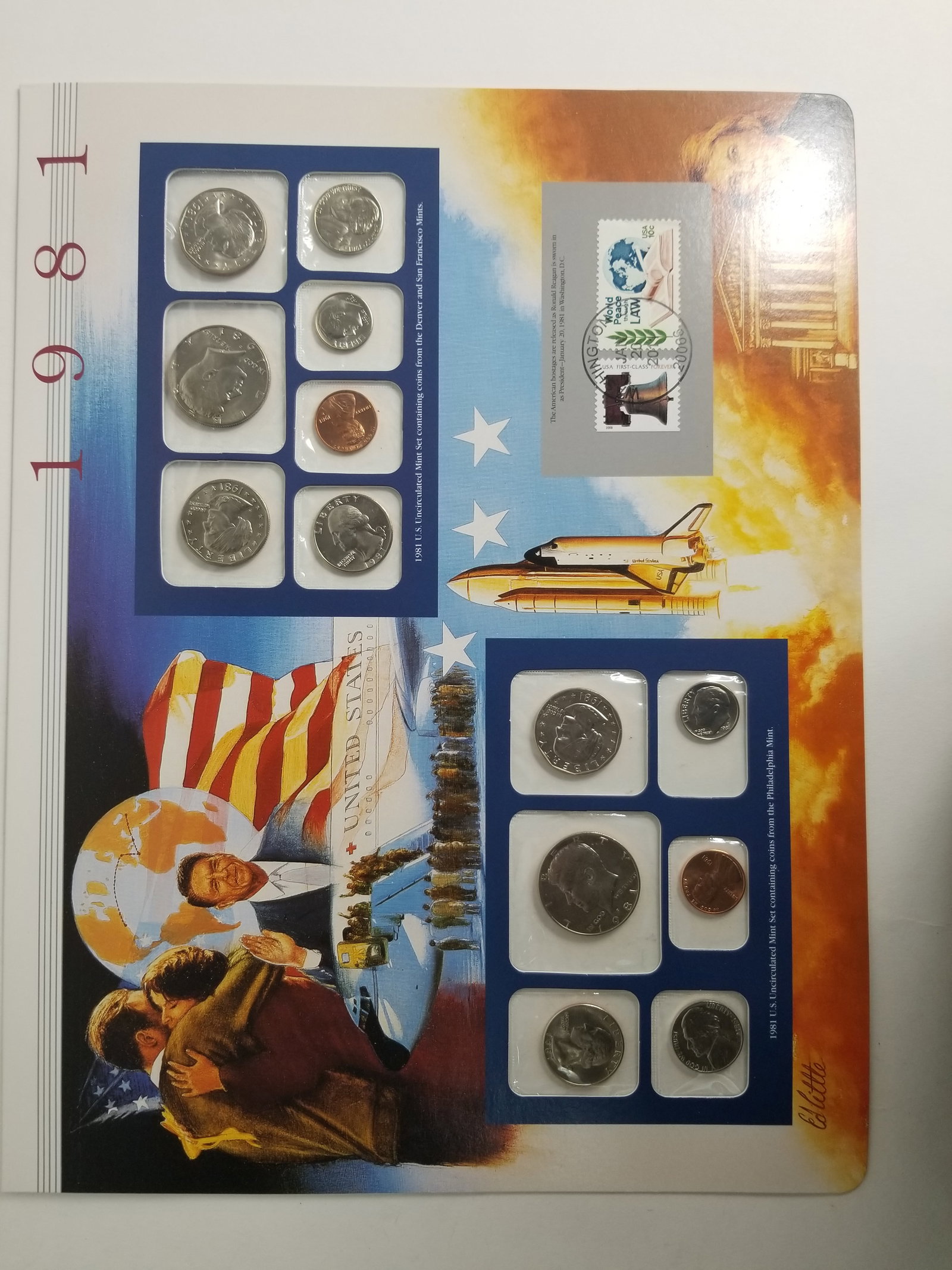 1981-1979 United States Mint Uncirculated Coin set Philadelphia and Denver Mint - 4