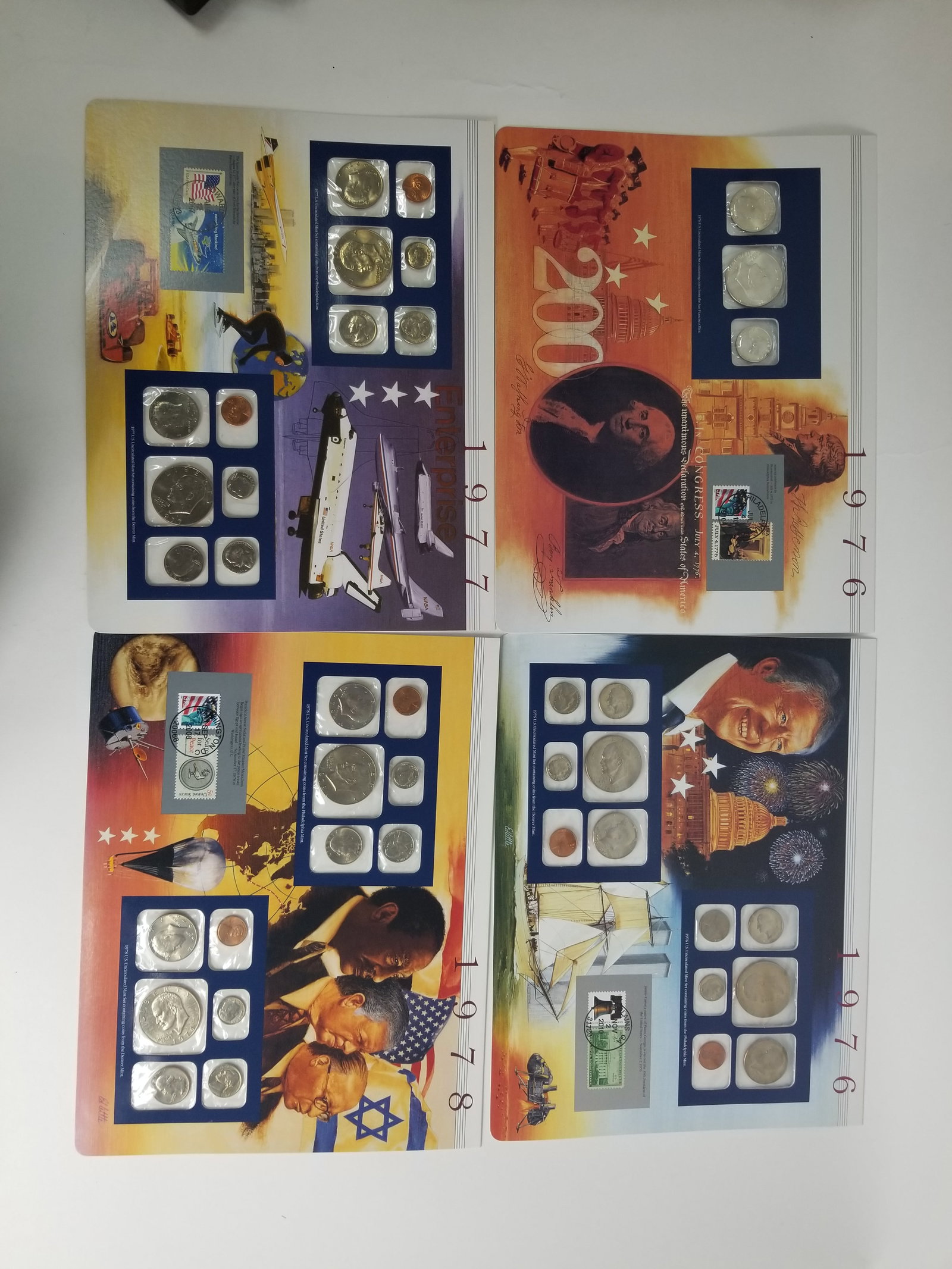 1978-1976 United States Mint Uncirculated Coin set Philadelphia/Denver Mint: 1978-1976 United States Mint Uncirculated Coin set Philadelphia and Denver Mint With 1976 San francisco mint UNC Literature Brooks Auction – Online Auction Terms & Conditions ——̵