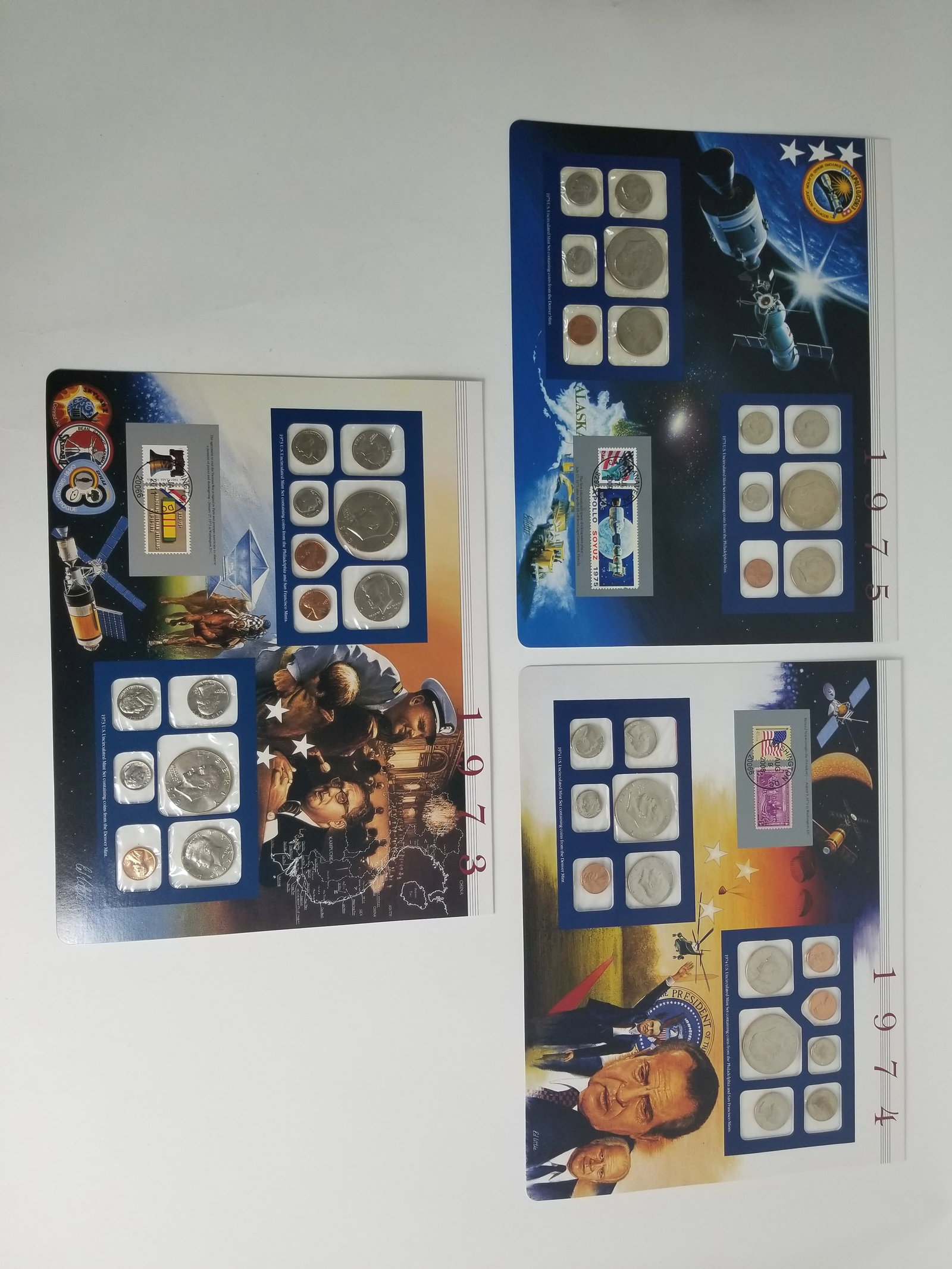 1975-1973 United States Mint Uncirculated Coin set Philadelphia and Denver Mint: 1975-1973 United States Mint Uncirculated Coin set Philadelphia and Denver Mint Literature Brooks Auction – Online Auction Terms & Conditions