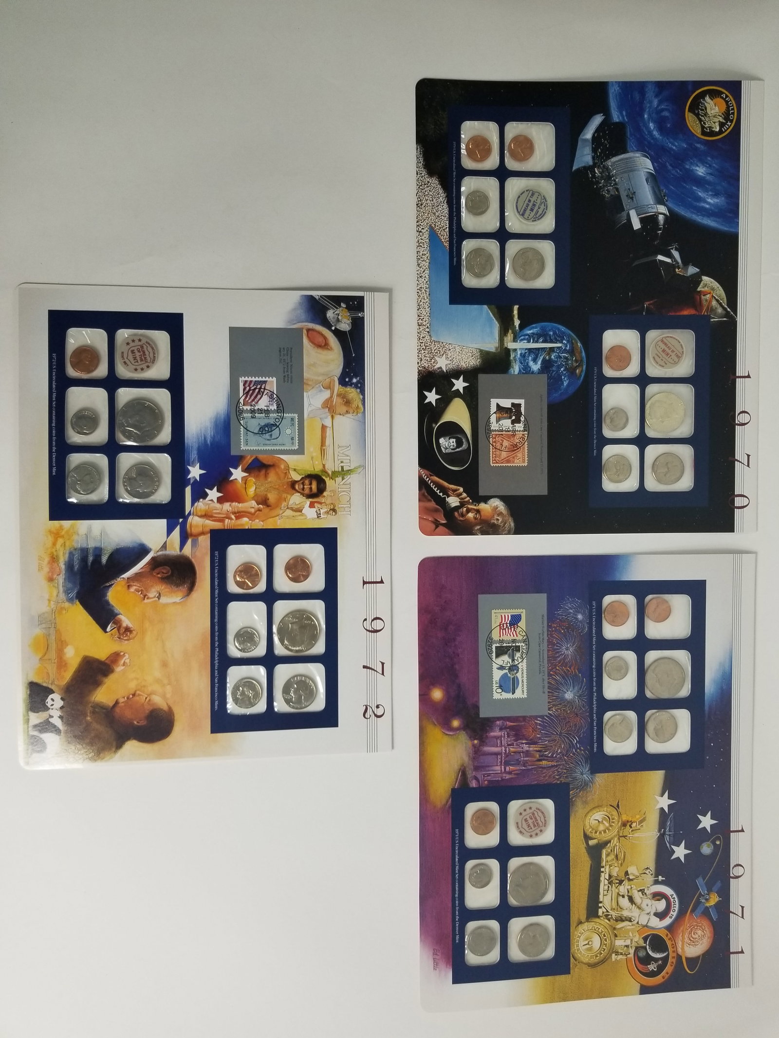 1972-1970 United States Mint Uncirculated Coin set Philadelphia and Denver Mint: 1972-1970 United States Mint Uncirculated Coin set Philadelphia and Denver Mint Literature Brooks Auction – Online Auction Terms & Conditions ———————