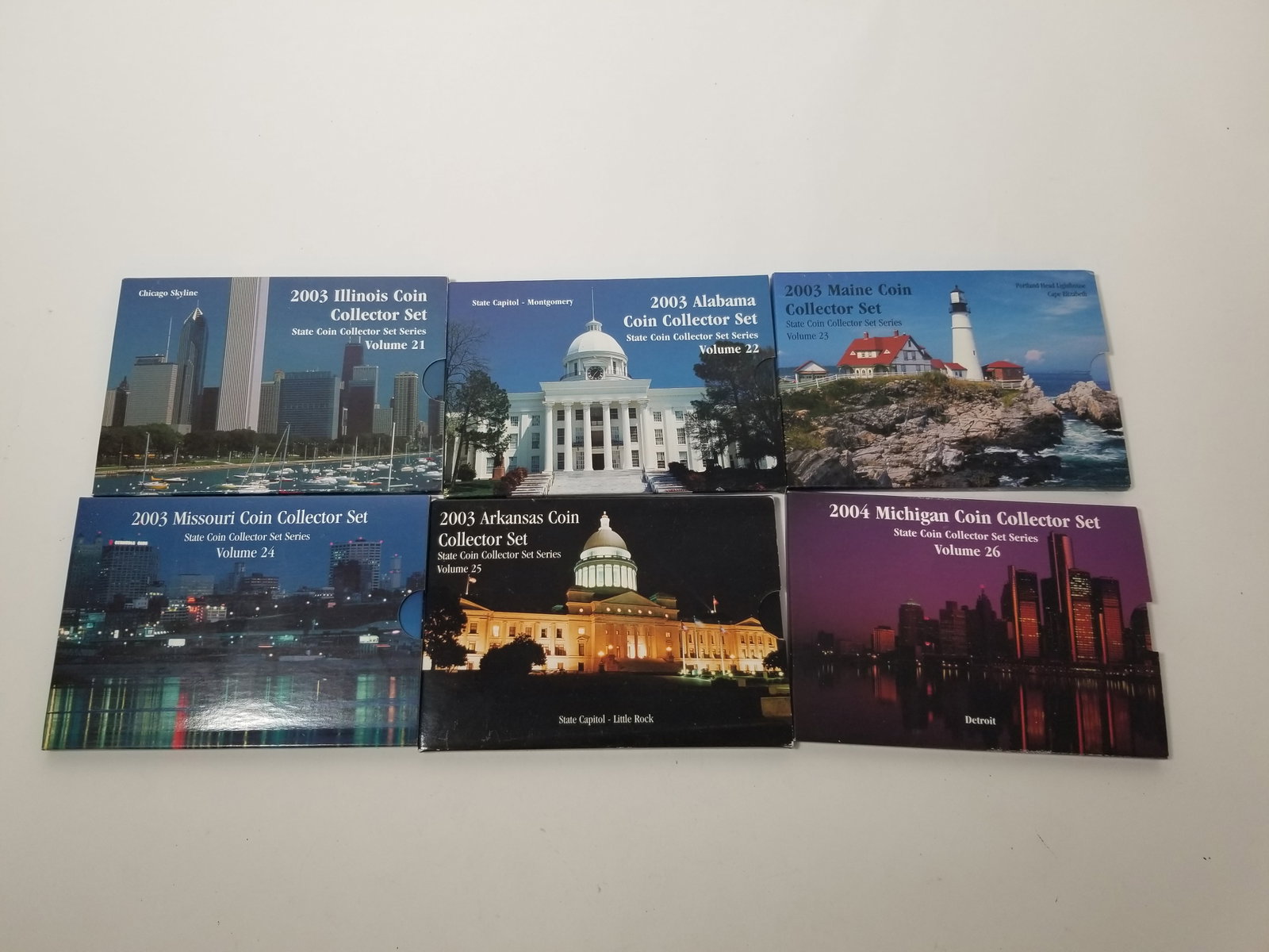 State Coin Collector Set Series 2003 & 2004 Volume 21-26: State Coin Collector Set Series 2003 & 2004 Volume 21-26 Literature Brooks Auction – Online Auction Terms & Conditions ——————————̵