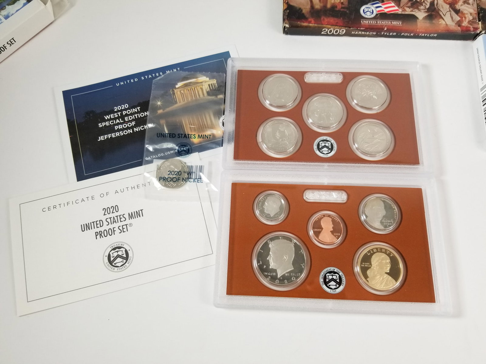 2020 U.S. Mint Proof Set and, 2008-2009 US Mint presidential One Dollar Proofs - 3