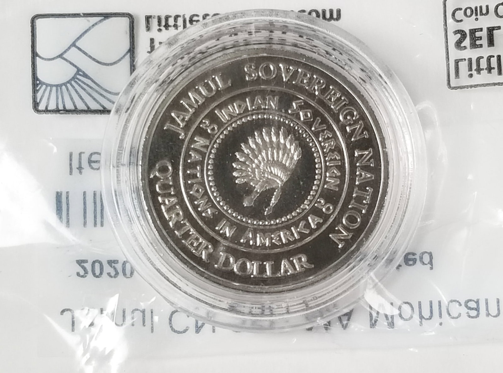 Sovereign Nation of Jamul 25 Cent Coin 2020 Uncirculated - 2