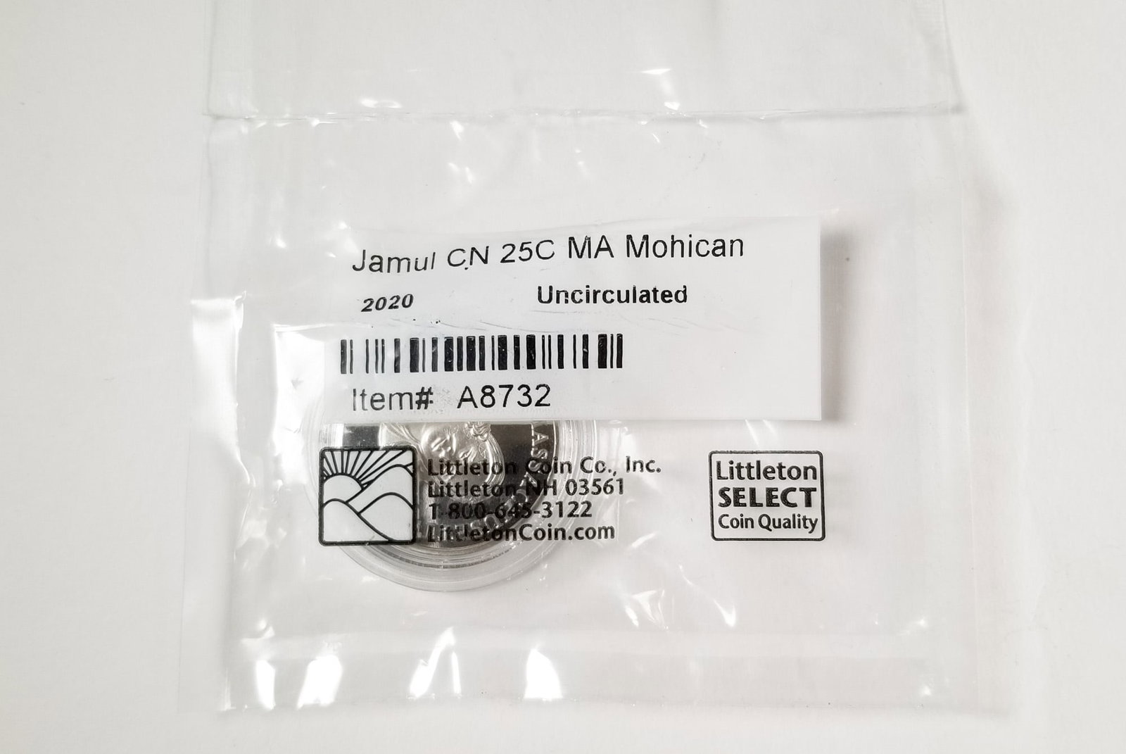 Sovereign Nation of Jamul 25 Cent Coin 2020 Uncirculated - 3