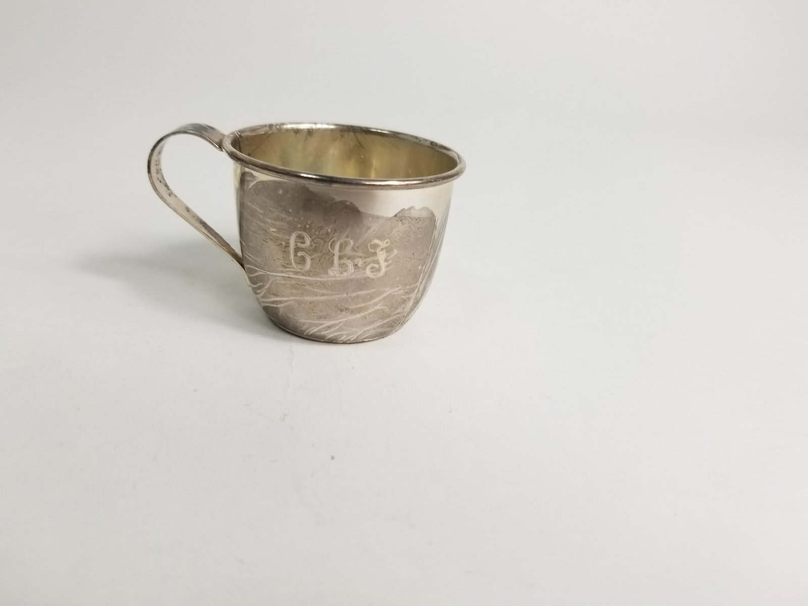 Vintage Web Sterling Silver Handled Cup (1 of 3)