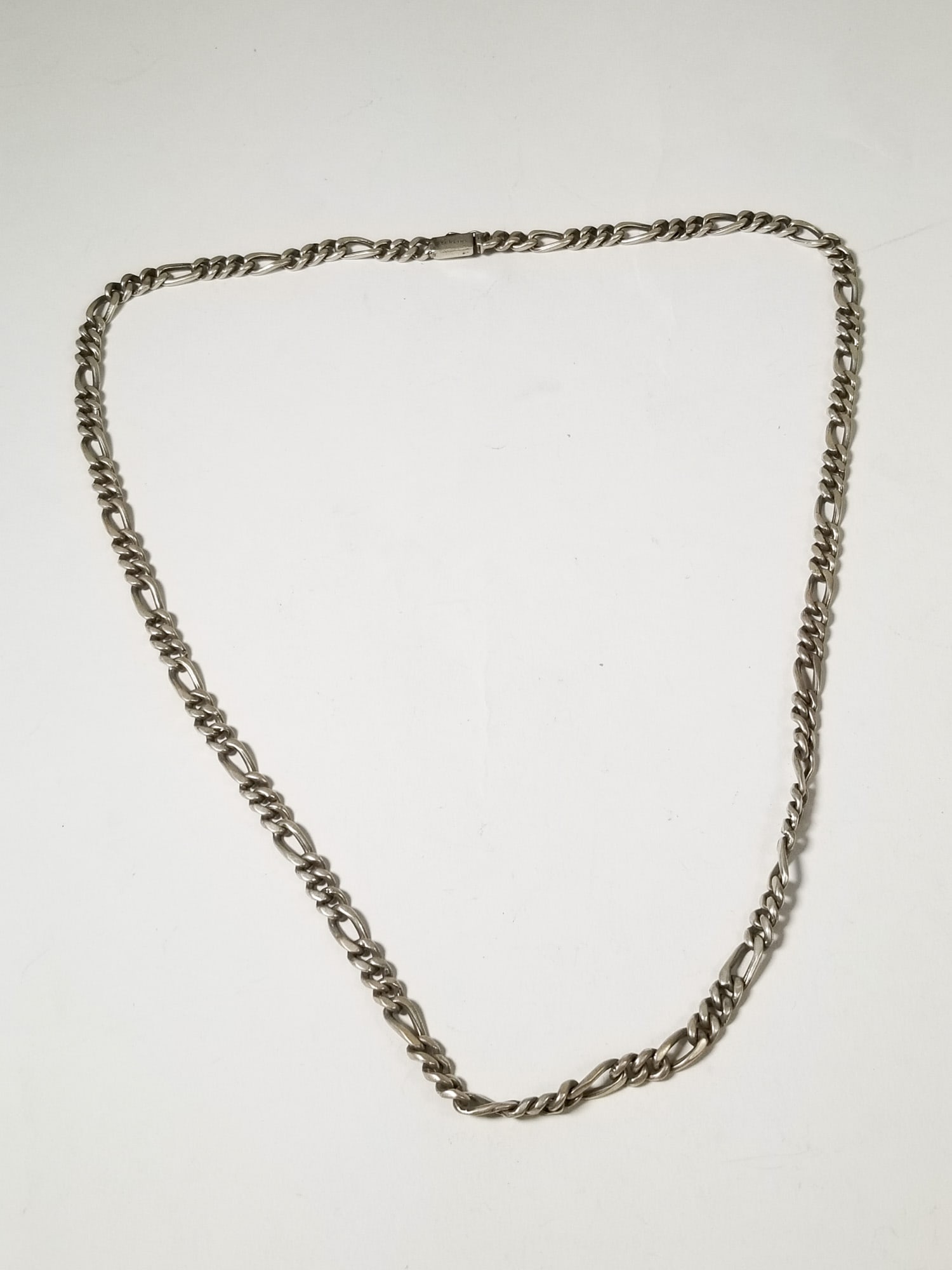Chunky Sterling Silver Chain Necklace: Chunky Sterling Silver Chain Necklace, marked 925, weight 34.2g Literature Brooks Auction – Online Auction Terms & Conditions