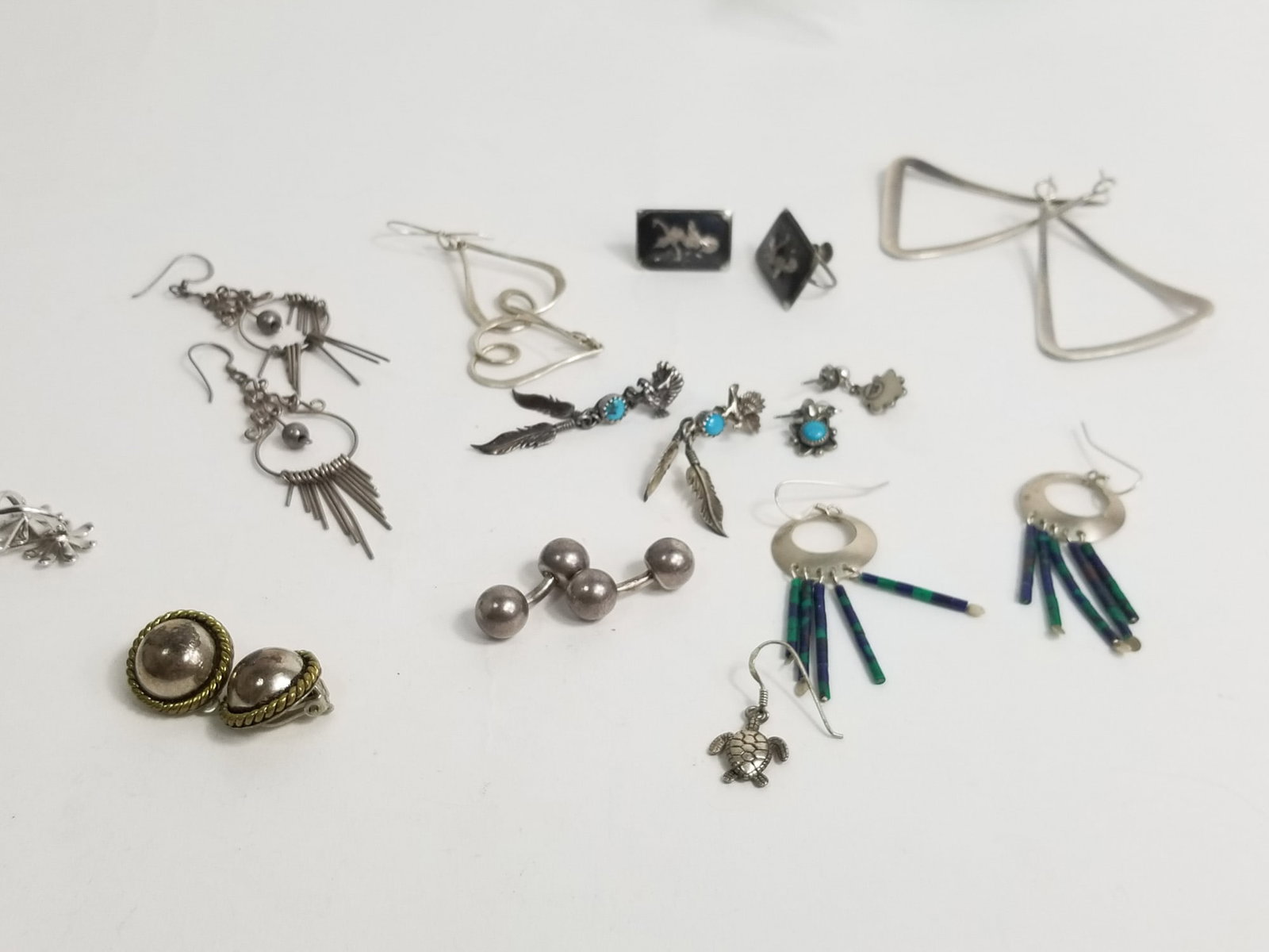 Paired Sterling Silver Earrings Assortment (1 of 4)