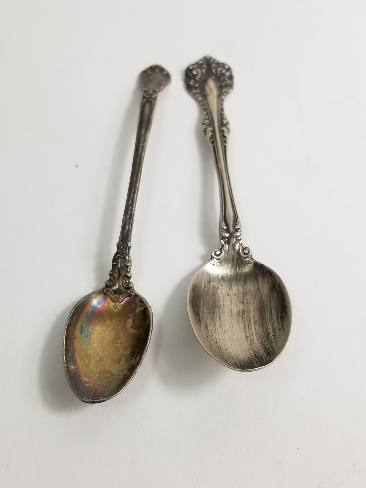 Two Vintage Sterling Silver Spoons: Two Vintage Sterling Silver Spoons Literature Brooks Auction – Online Auction Terms & Conditions
