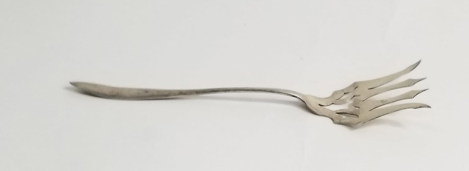 Vintage Sterling Silver Serving Fork: Vintage Sterling Silver Serving Fork, marked Sterling, total weight 12.9g Literature Brooks Auction – Online Auction Terms & Conditions ————————&#