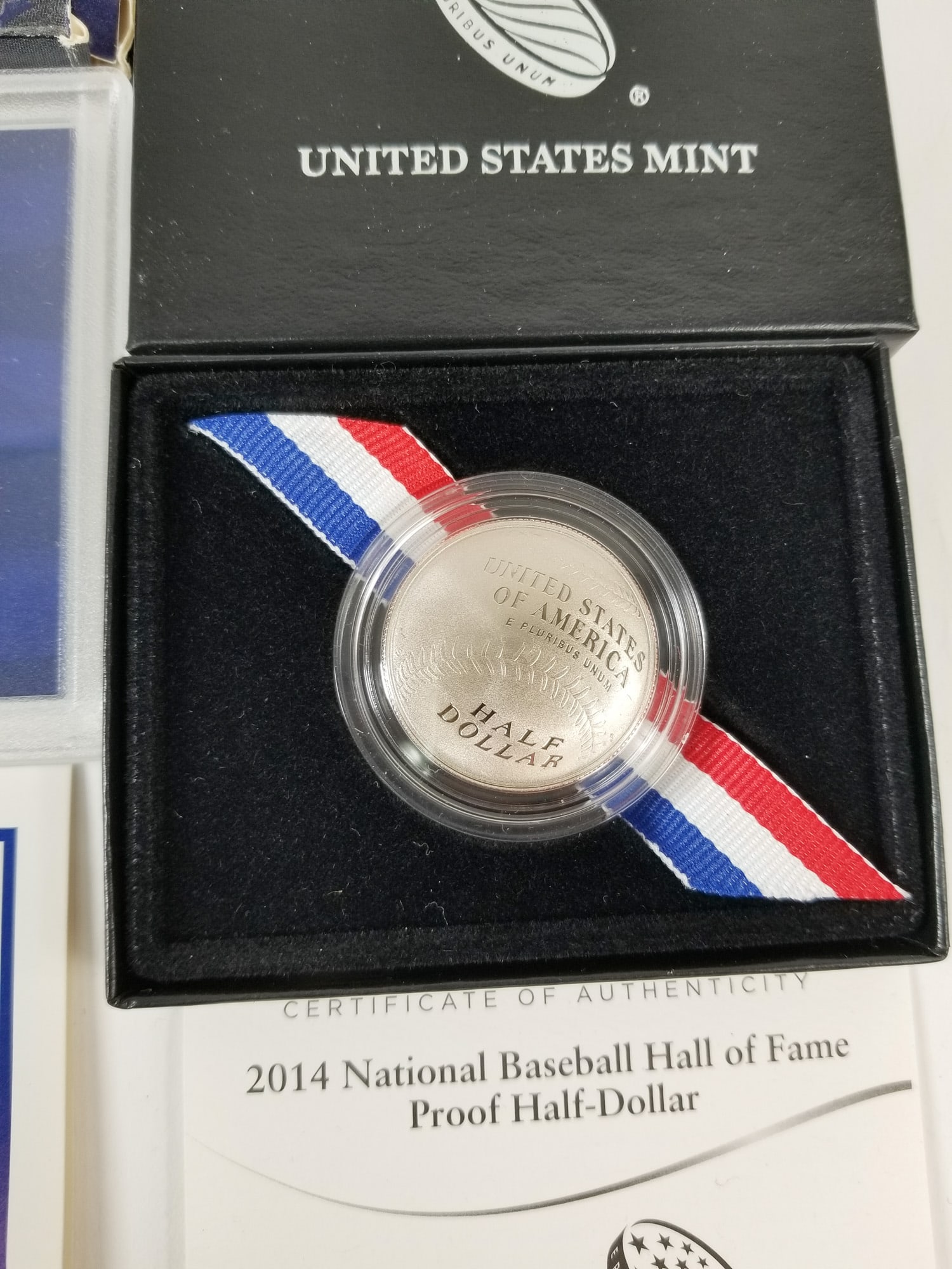 1999 Fifty States Quarters proof set and 2014 Baseball Hall of Fame Commemorative Half Dollar - 2