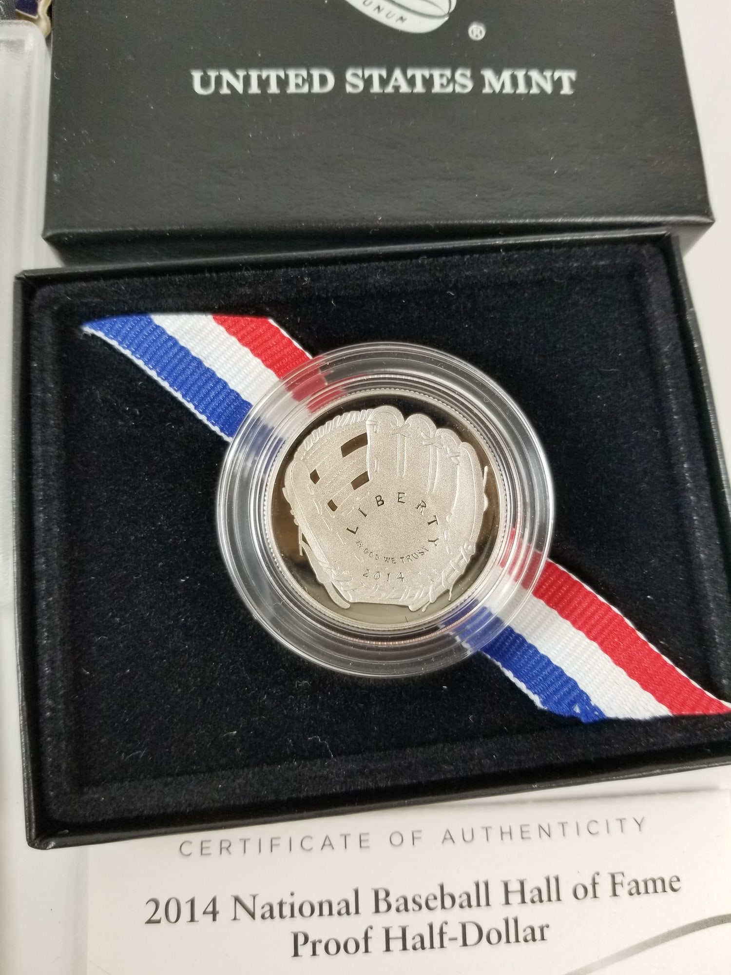 1999 Fifty States Quarters proof set and 2014 Baseball Hall of Fame Commemorative Half Dollar - 3