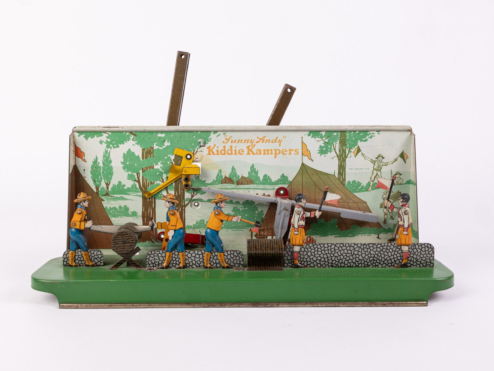 Wolverine "Sunny Andy Kiddie Kampers" Tin Litho Toy (1 of 6)