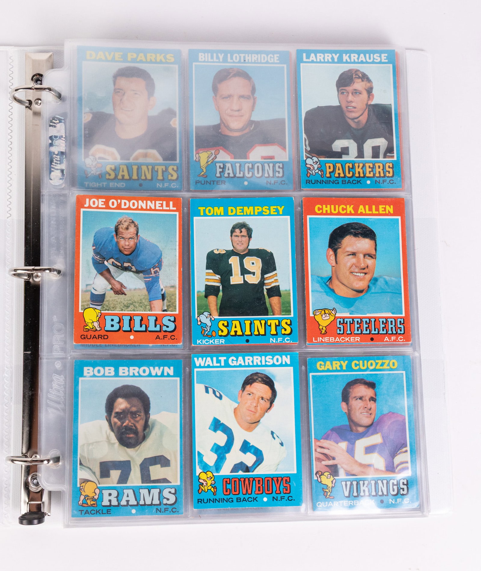 1971 Topps Football Partial Set: 1971 Topps Football Partial Set including Terry Bradshaw and Joe Greene rookie cards along with other major rookies and stars. Size 12" x 11" x 2" Literature Brooks Auction – Online Auction Term