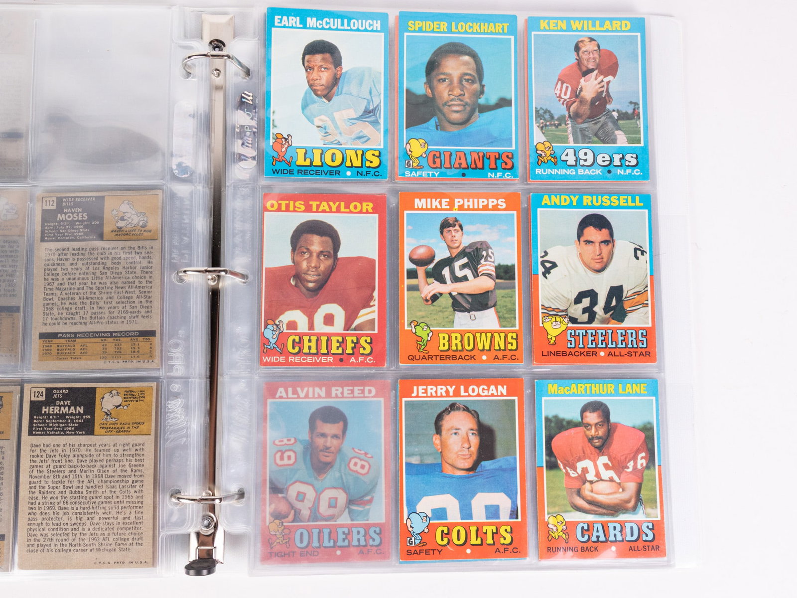 1971 Topps Football Partial Set - 3