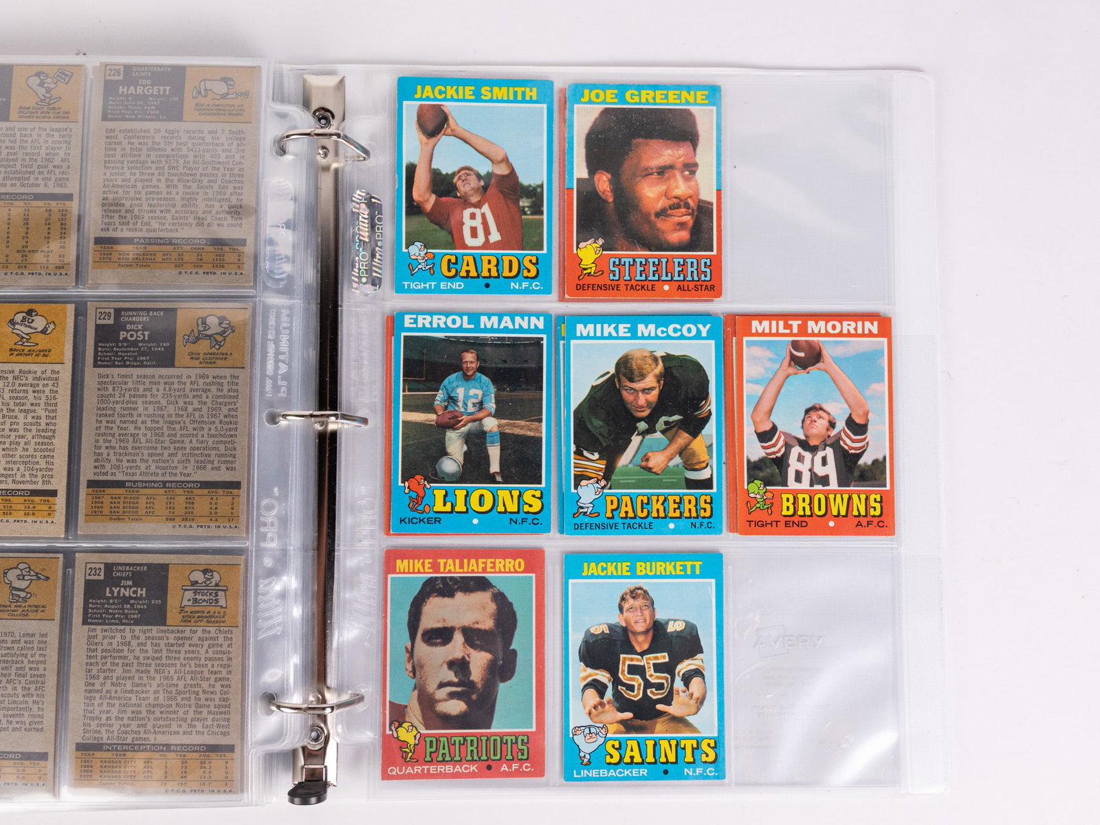 1971 Topps Football Partial Set - 5