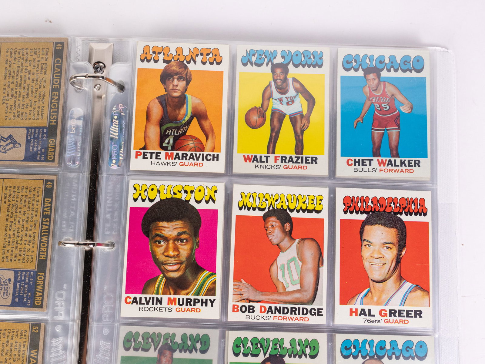 1971-72 Topps Basketball Partial Set - 6