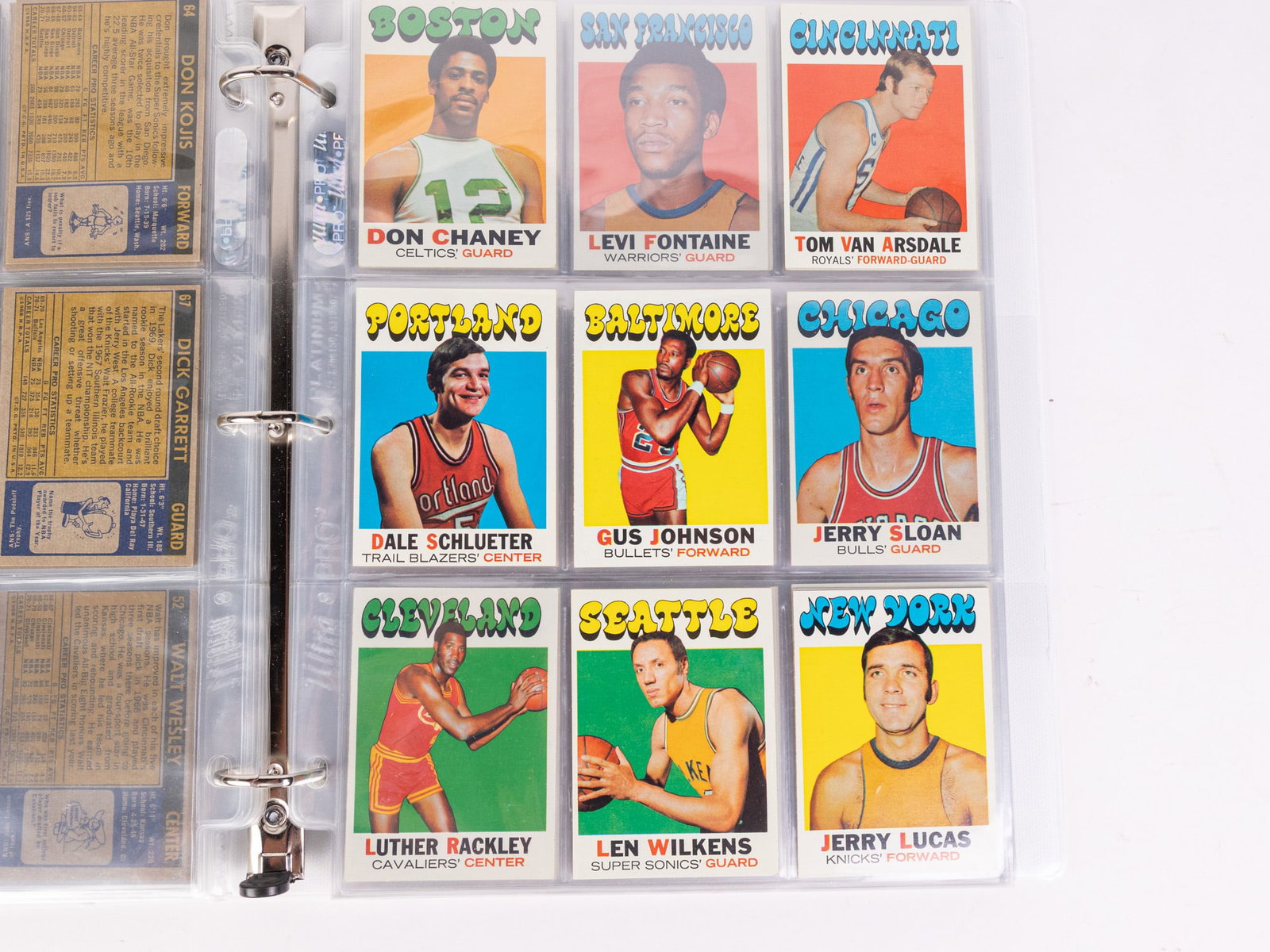 1971-72 Topps Basketball Partial Set - 7
