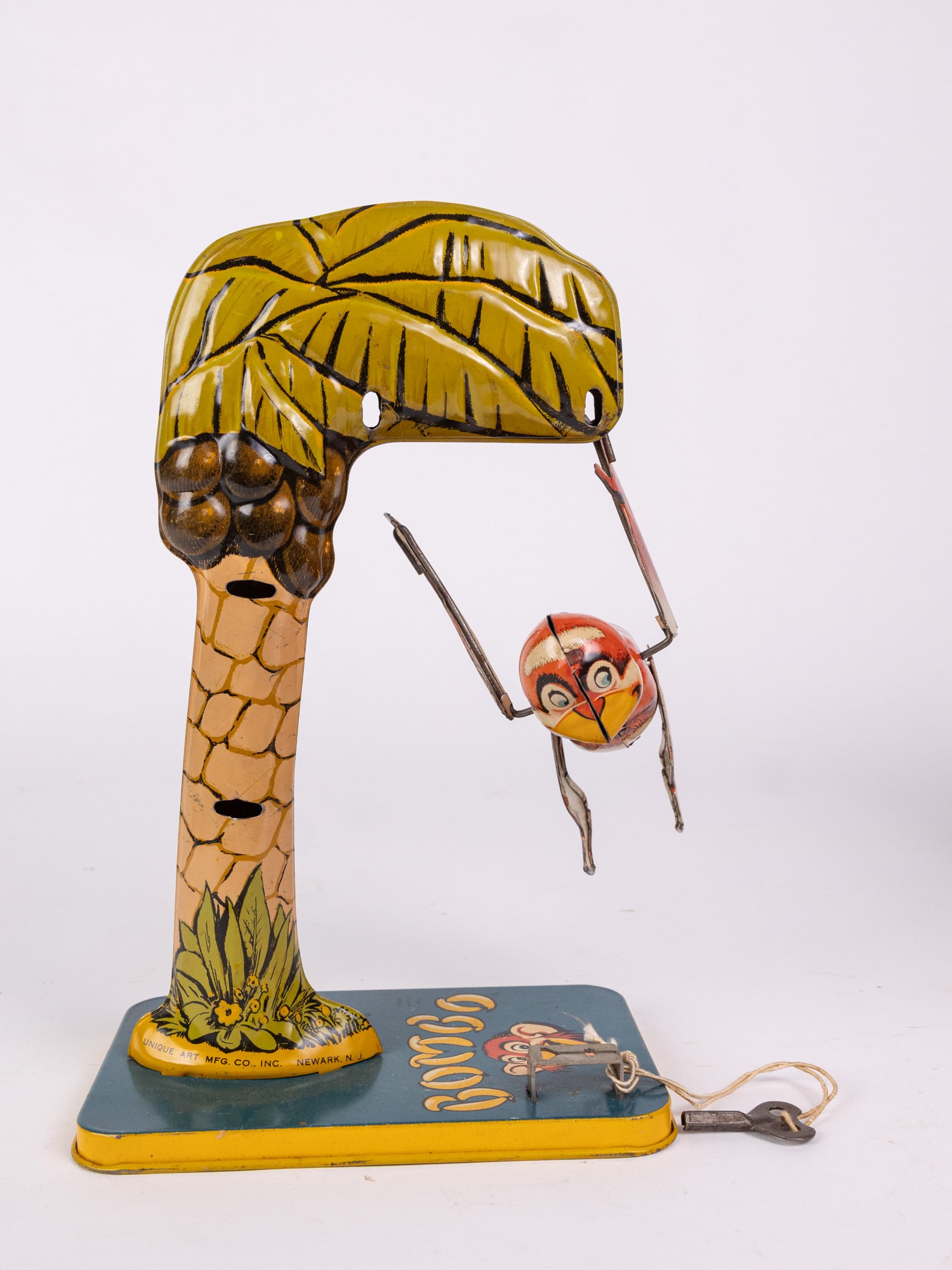 Unique Art Bombo the Monkey Tin Litho Windup Toy (1 of 9)