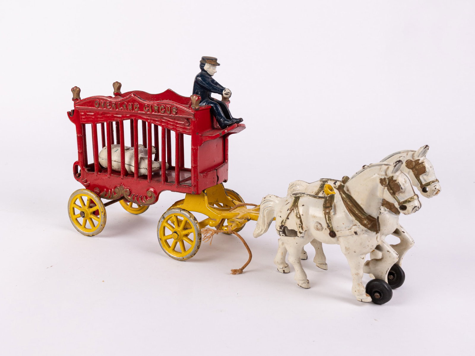 Vintage Cast Iron Kenton Overland Circus Wagon (1 of 9)
