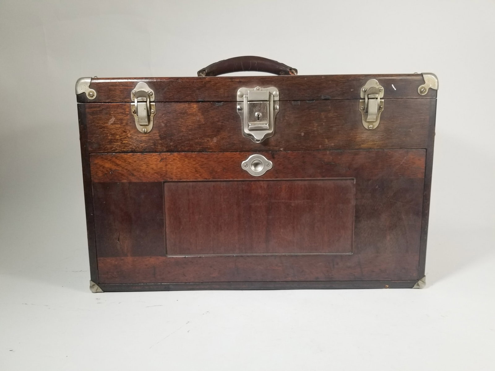 Antique Starrett Machinist Tool Chest (1 of 5)