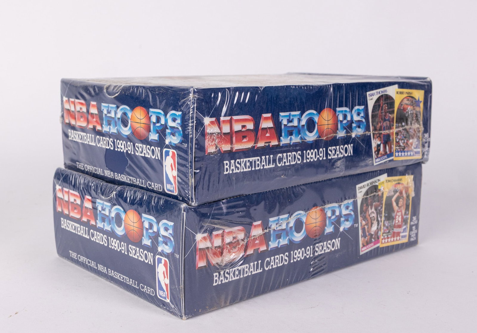 Two Sealed Boxes of 1990-91 NBA Hoops Basketball Cards - 3