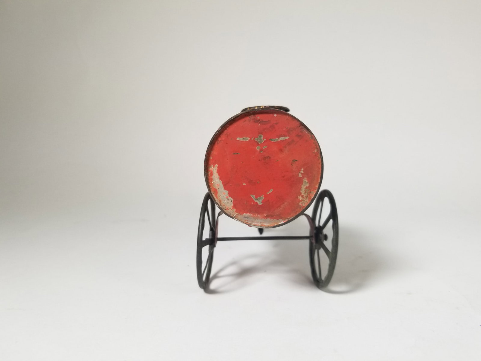 Early Tin Toy Horse Drawn Cart - 5