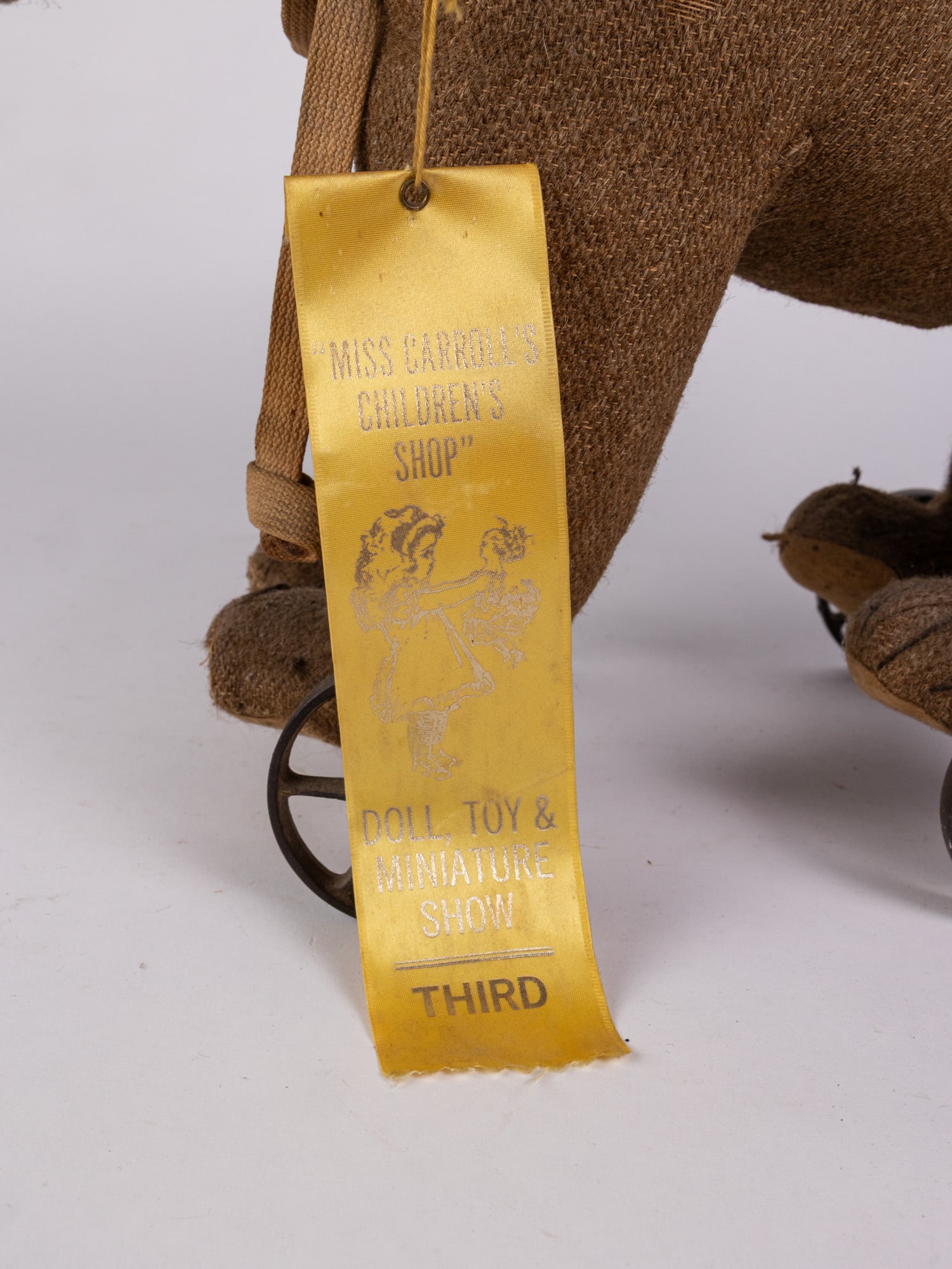 Antique Pull Along Children's Bear Toy - 5