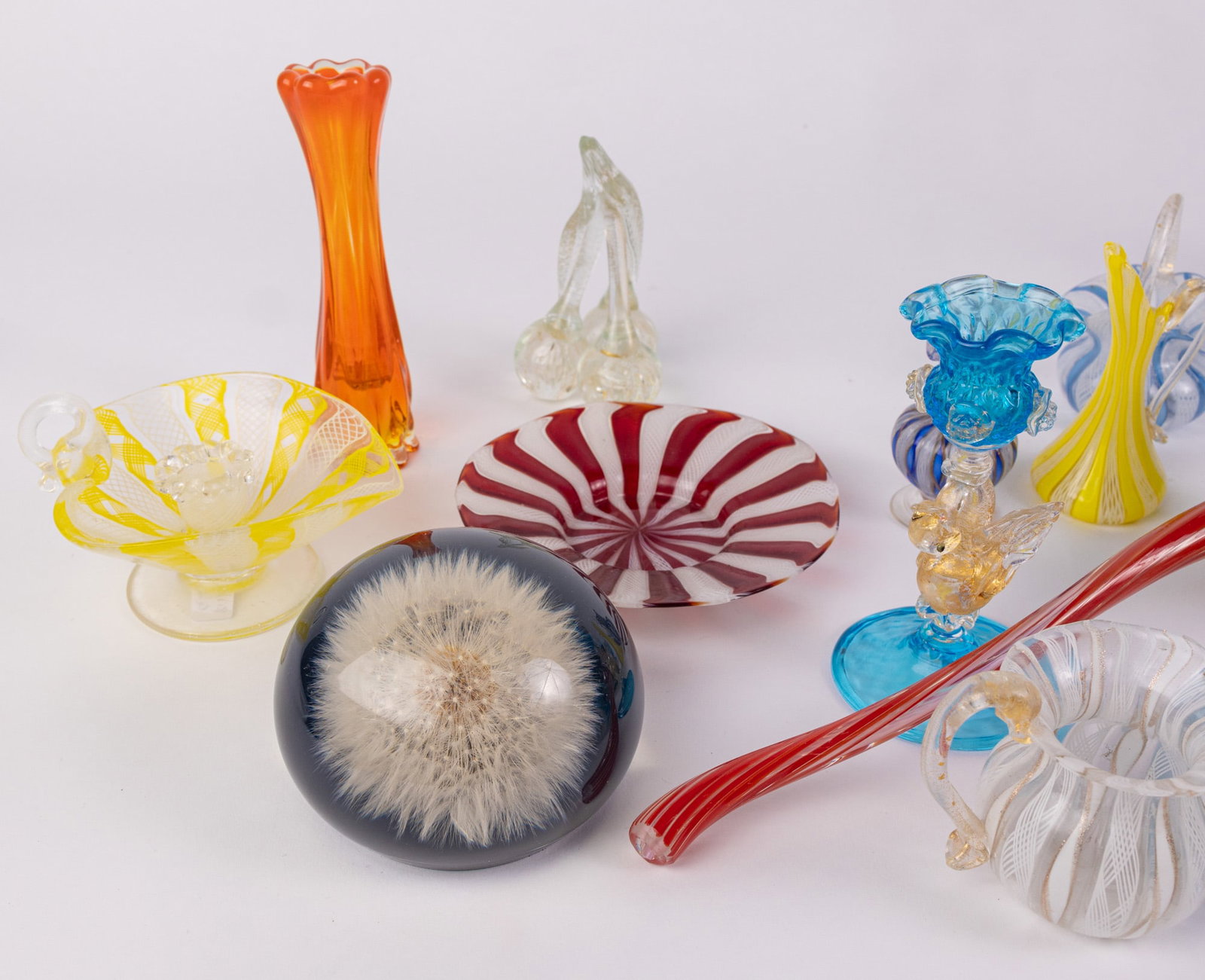 Assorted Art Glass Decorative Objects - 3