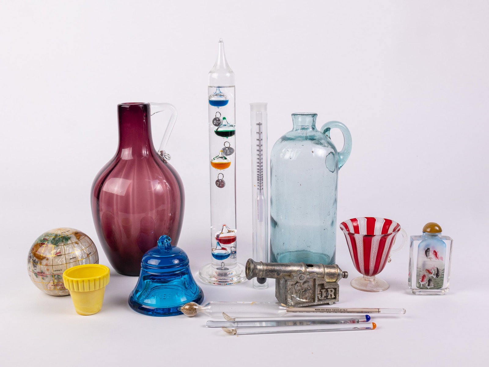 Assorted Decorative Items Featuring Hand Blown Glass (1 of 4)