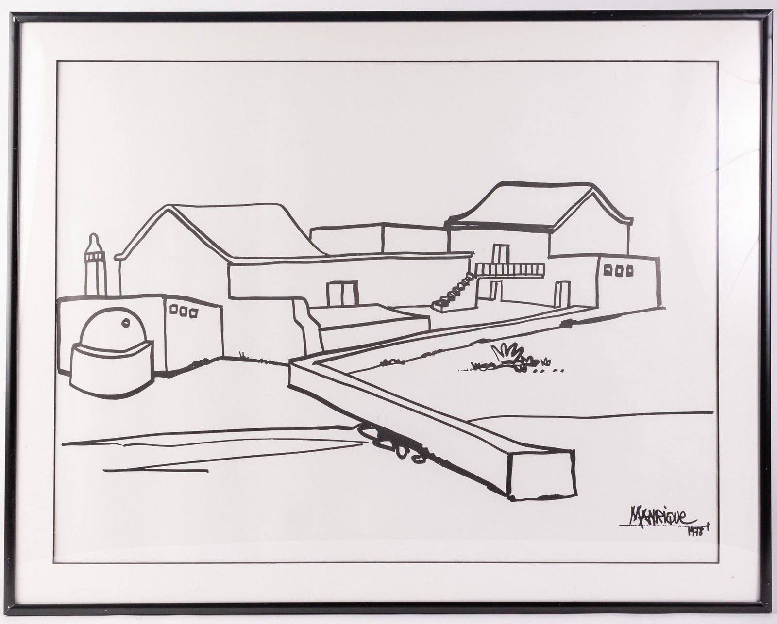M.C. Escher "Still Life and Street" Framed Print - 4