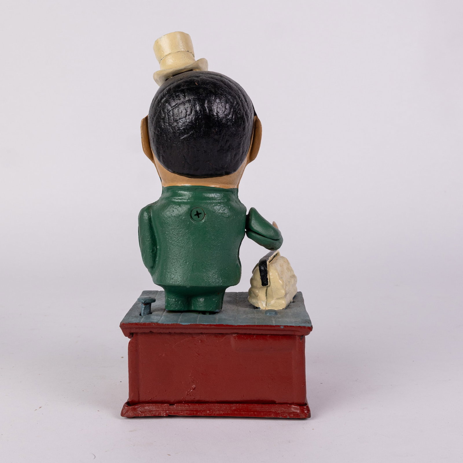 Stump Speaker Cast Iron Mechanical Bank - 3