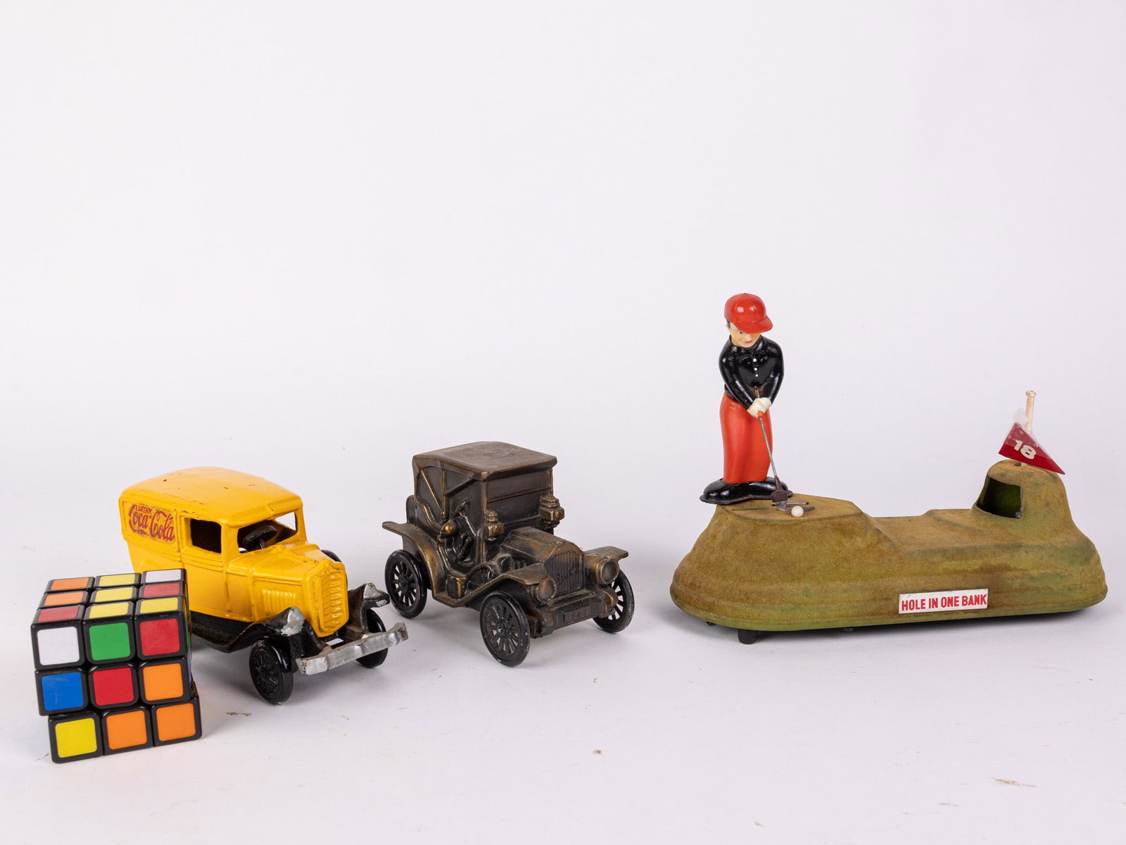 Three Vintage Coin Banks - 2