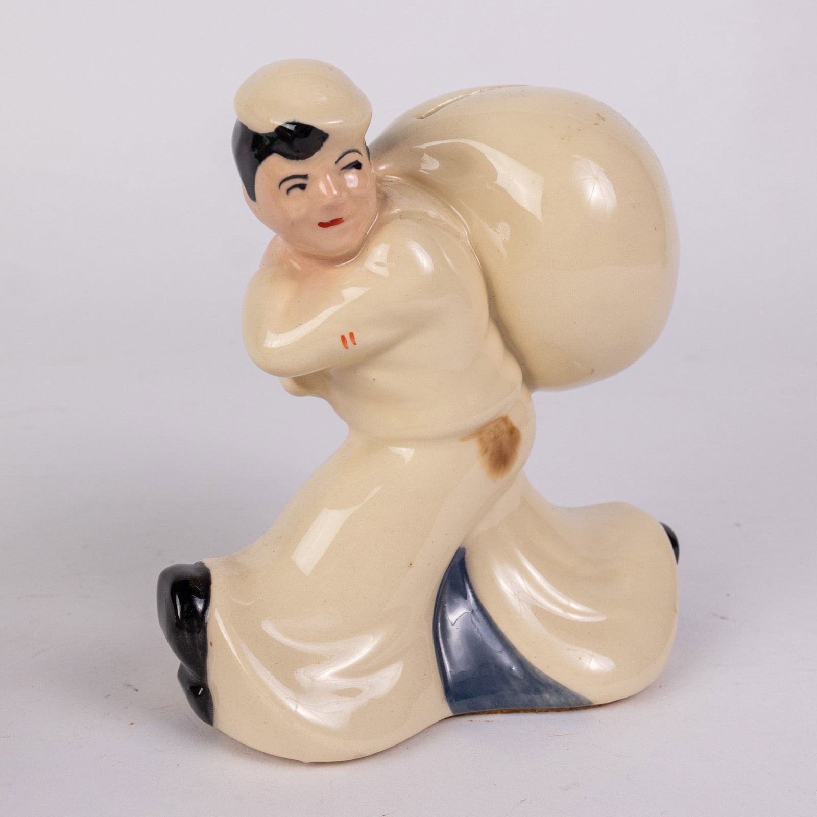 McCoy Vintage Ceramic Sailor Bank: McCoy Vintage Ceramic Sailor Bank Size 6" H Literature Brooks Auction – Online Auction Terms & Conditions Contact: (856) 694-2960 | info@brooks.auction READ BEFORE YOU BID: We want you to feel