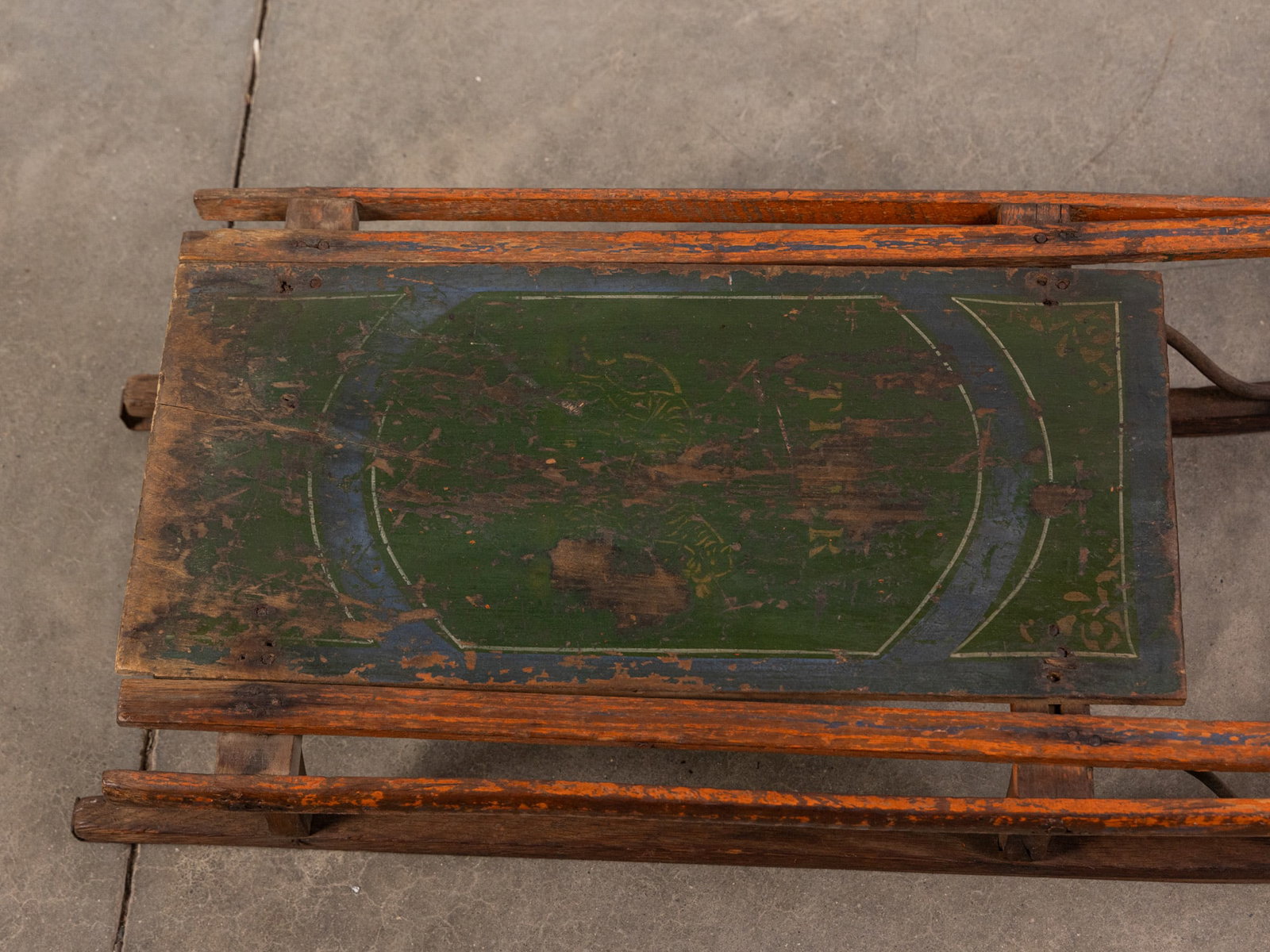 Antique Painted Wooden Children's Shed - 2