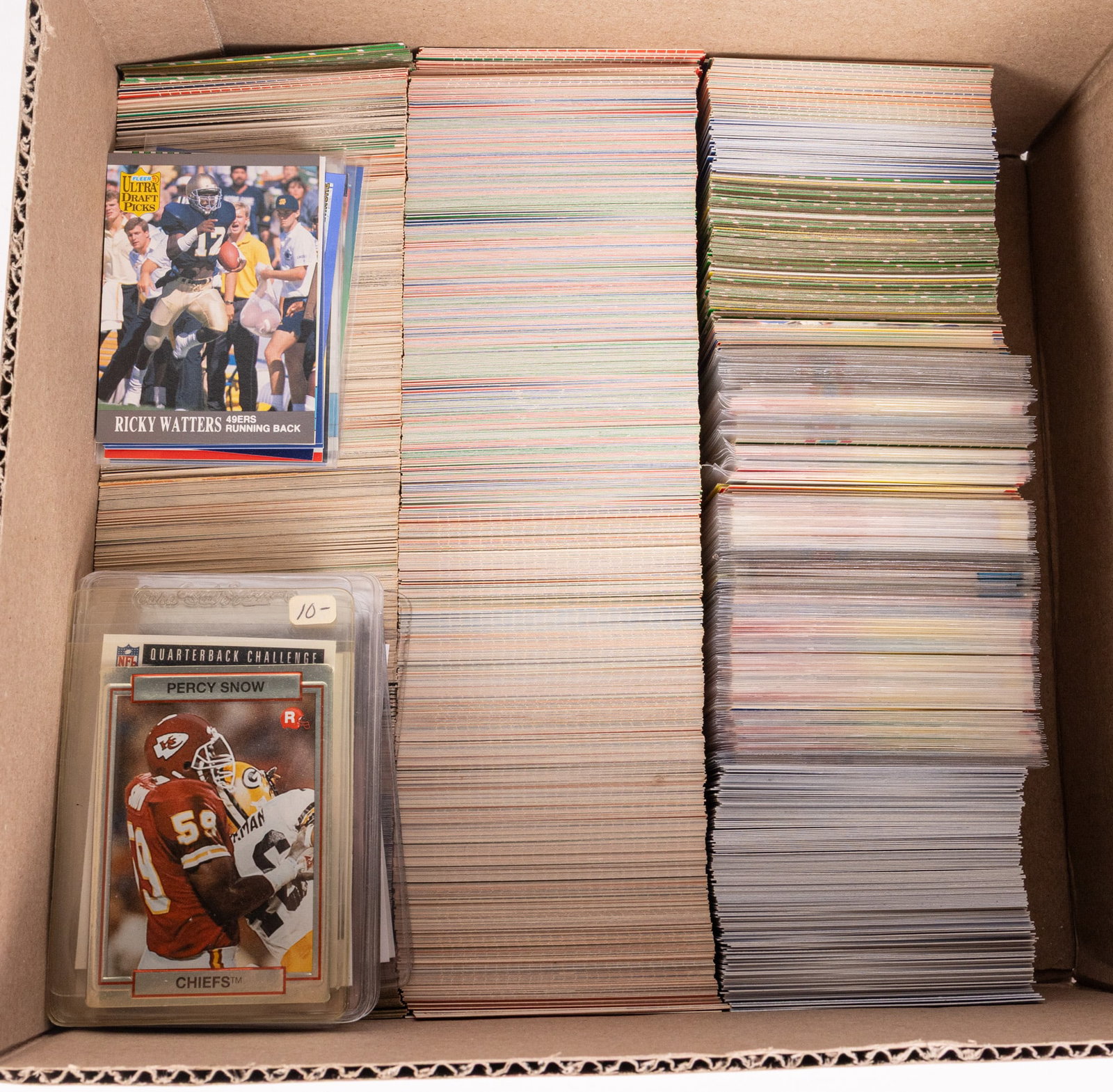 Assortment of 1980s-2000s Football Cards (1 of 1)