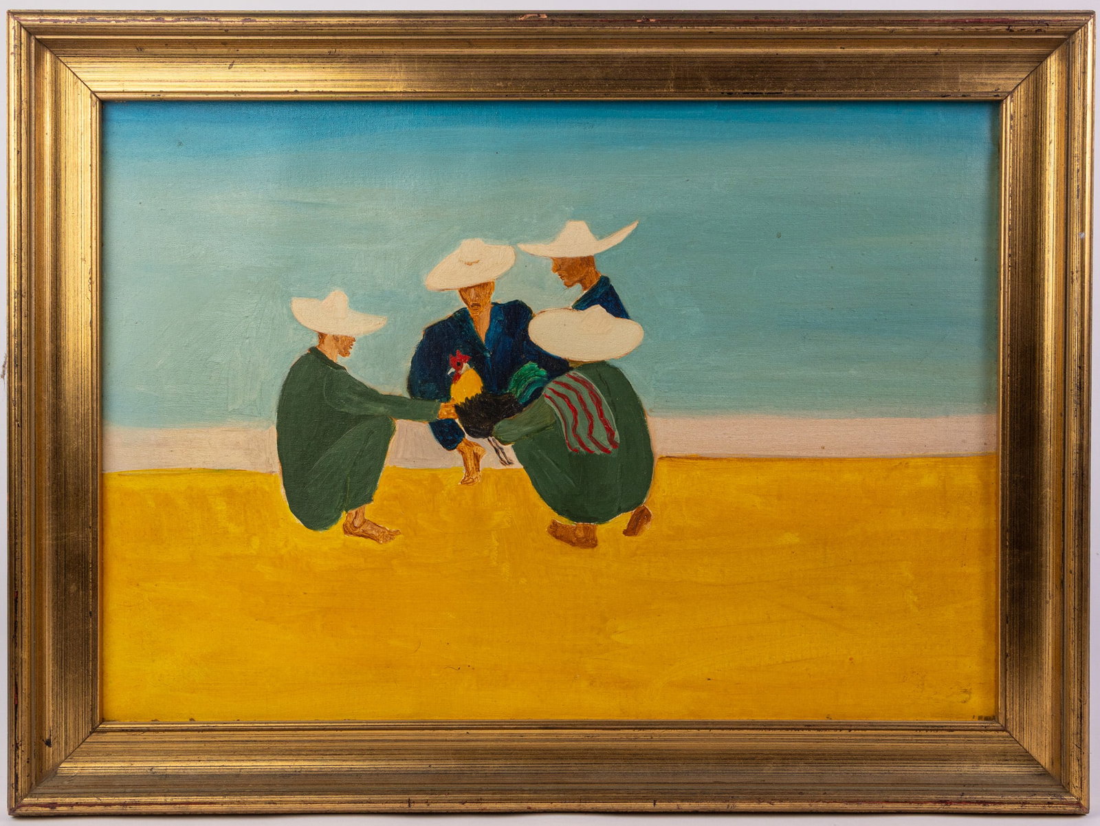 Amparo Caracciolo "Riviera" Italian Oil On Canvas: Amparo Caracciolo "Riviera" Italian Oil On Canvas Size 17" x 21" Literature Brooks Auction – Online Auction Terms & Conditions Contact: (856) 694-2960 | info@brooks.auction READ BEFORE YOU BID: