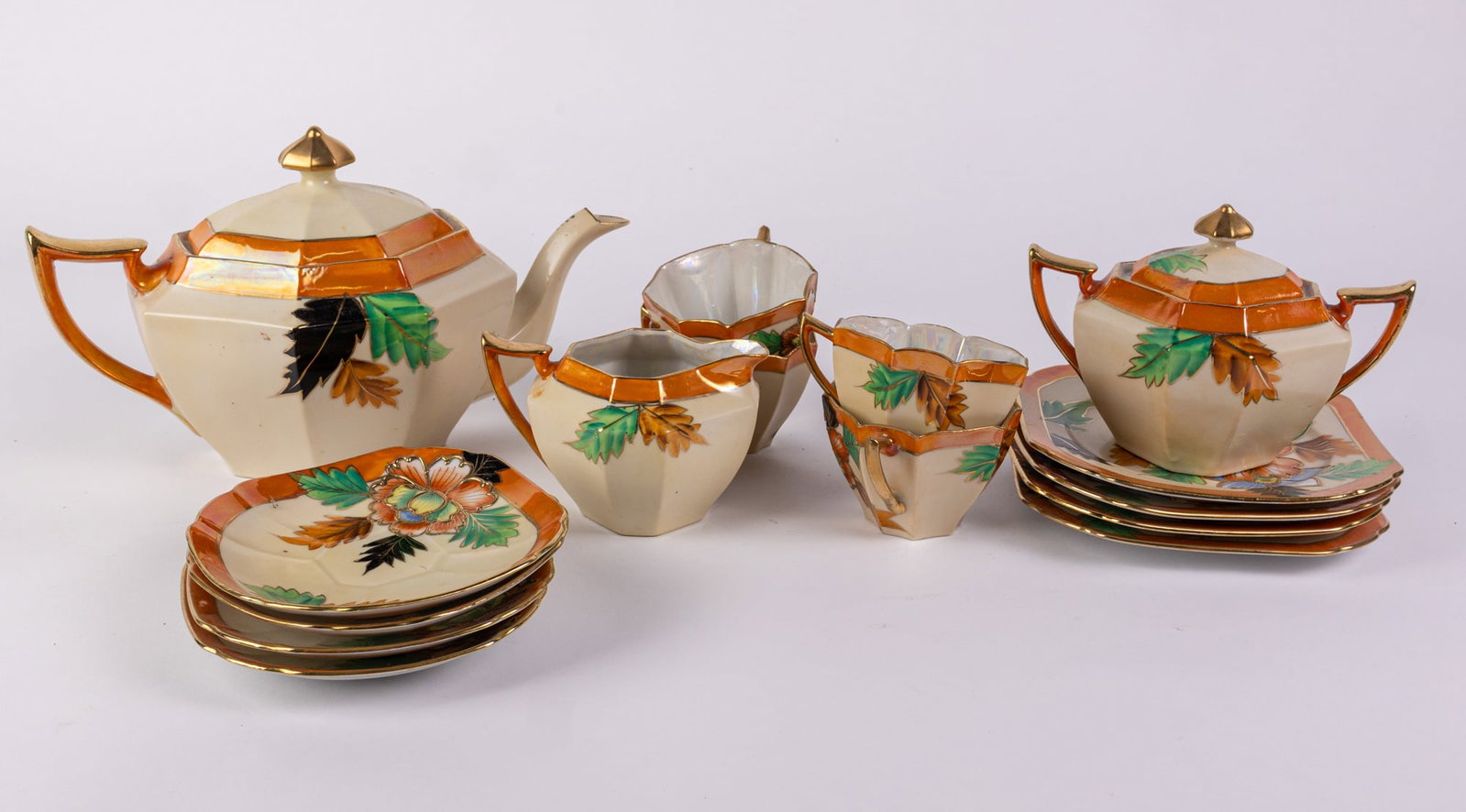 Vintage Japanese Lusterware Tea Set (1 of 5)